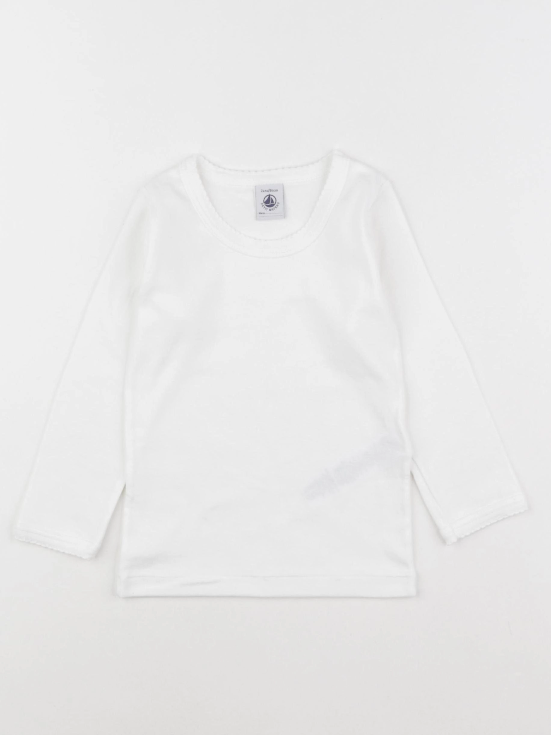 Petit Bateau - maillot de corps blanc - 2 ans