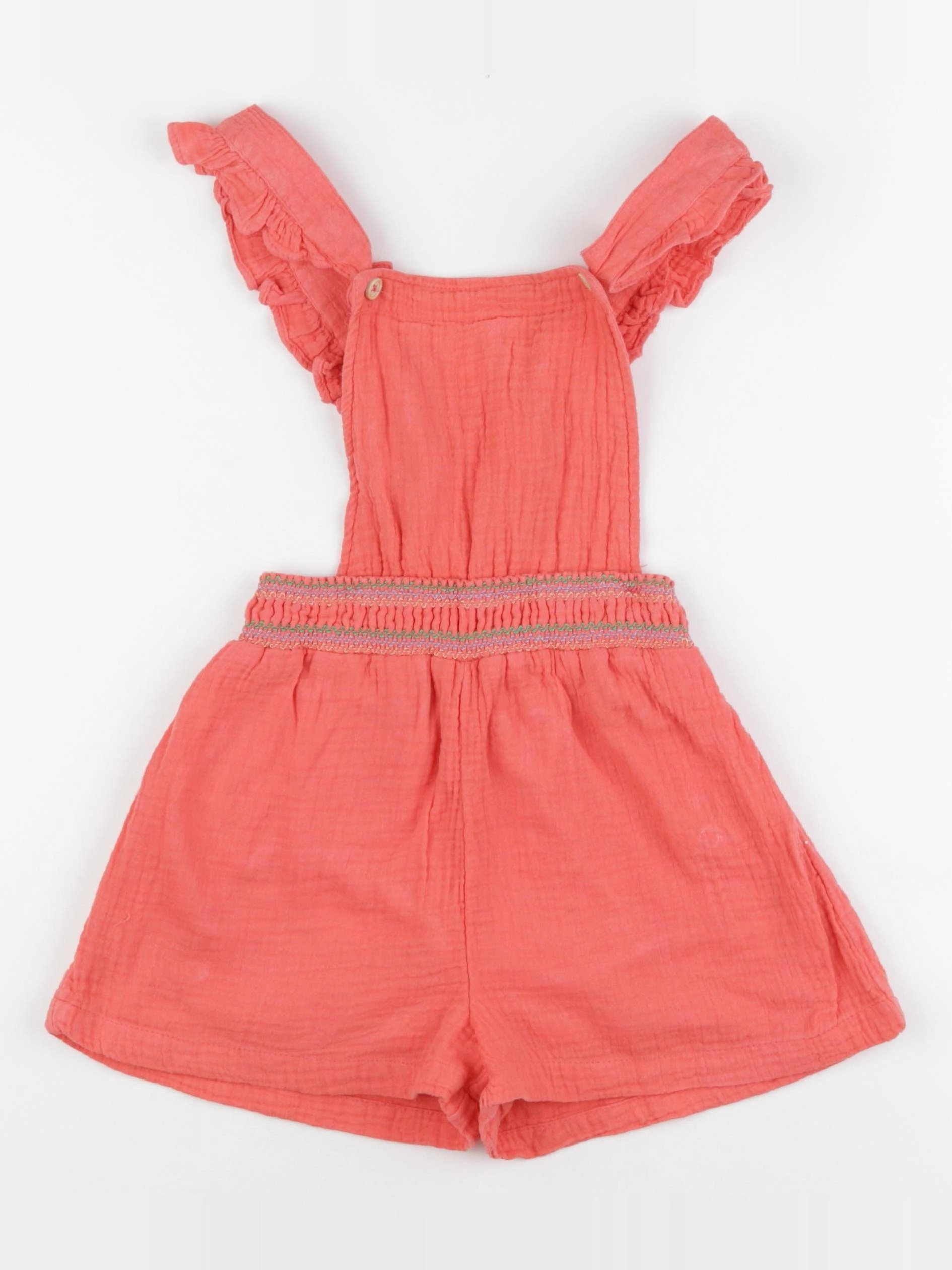 Monoprix - combinaison orange - 8 ans