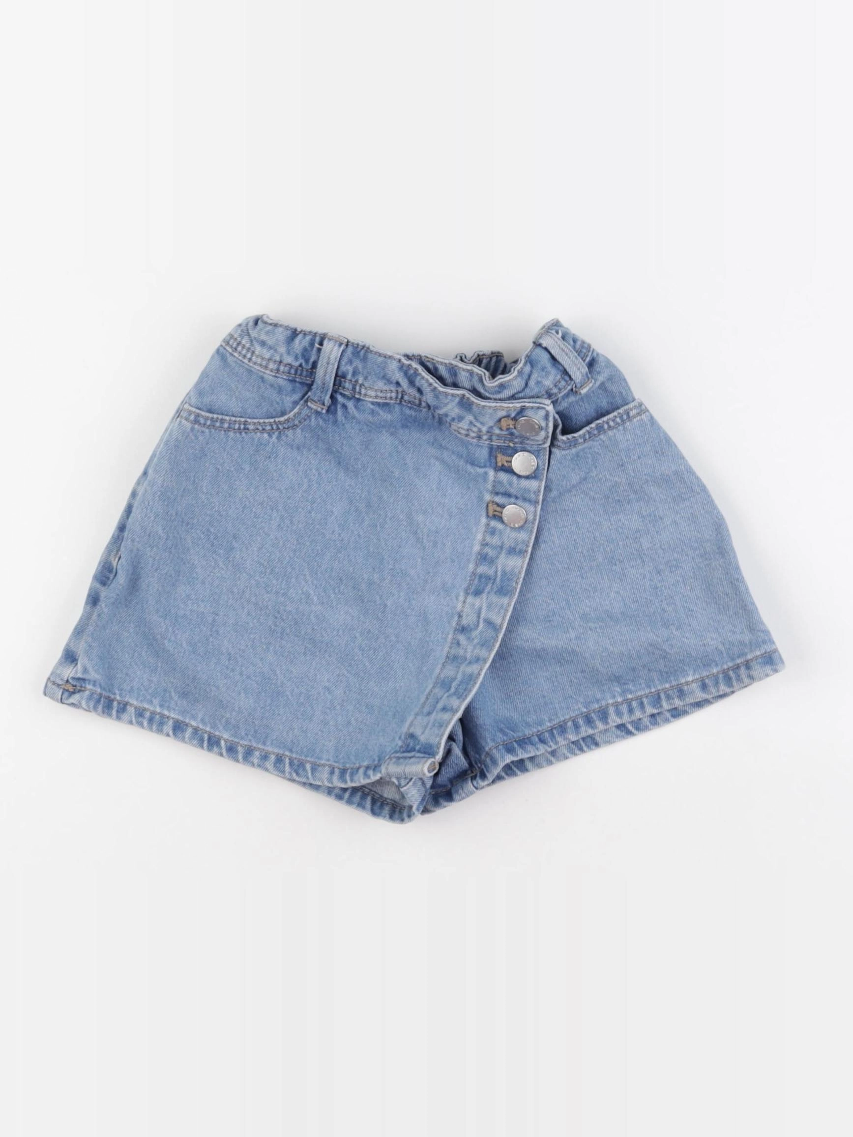 Okaidi - jupe short bleu - 5 ans