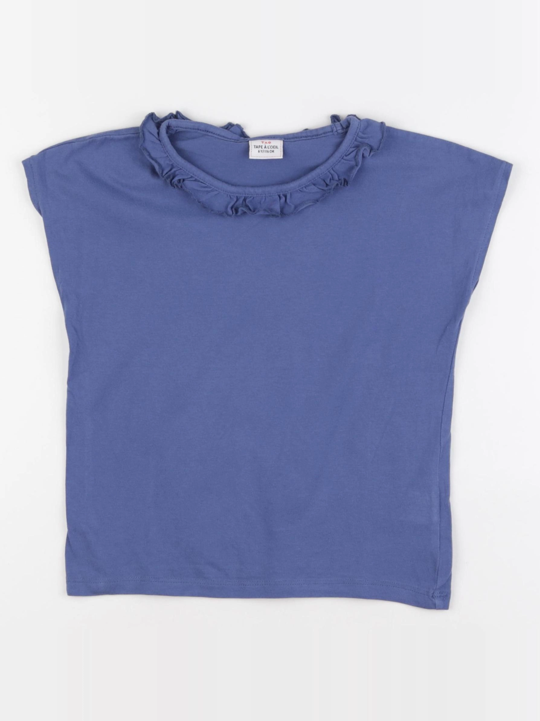 Tape à l'oeil - tee-shirt bleu - 6 ans