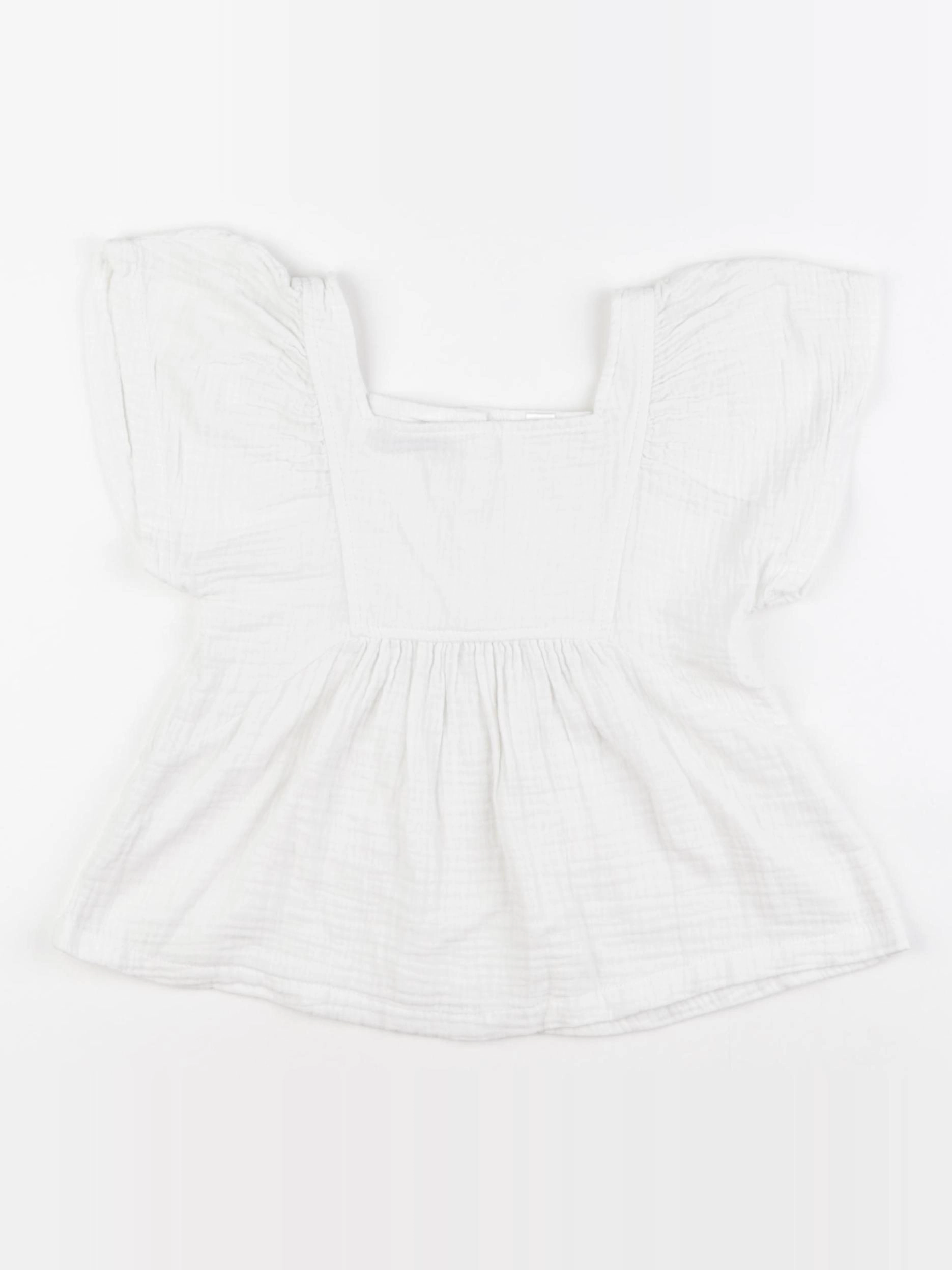 Okaidi - blouse blanc - 6 ans