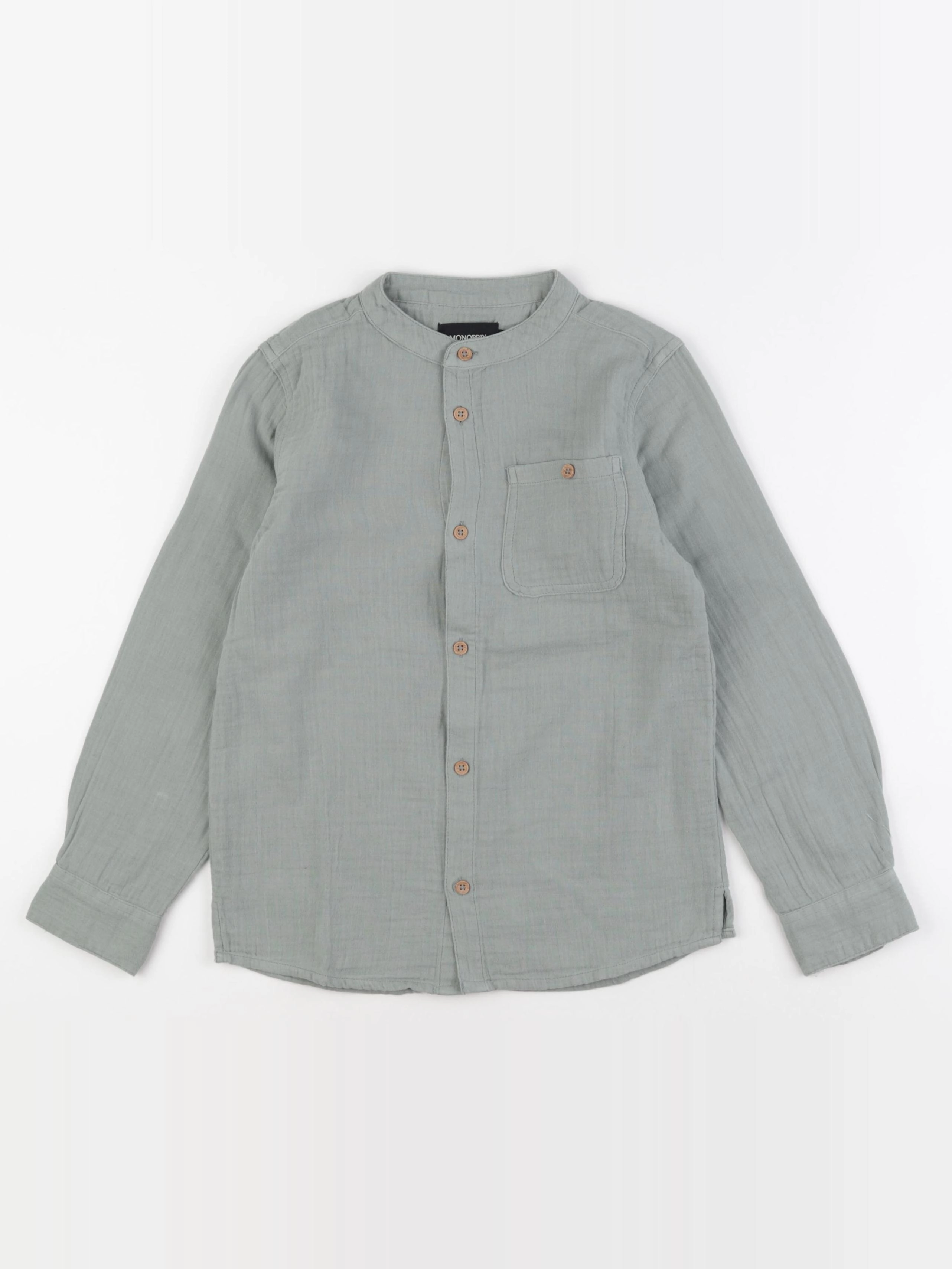Monoprix - chemise vert - 8 ans