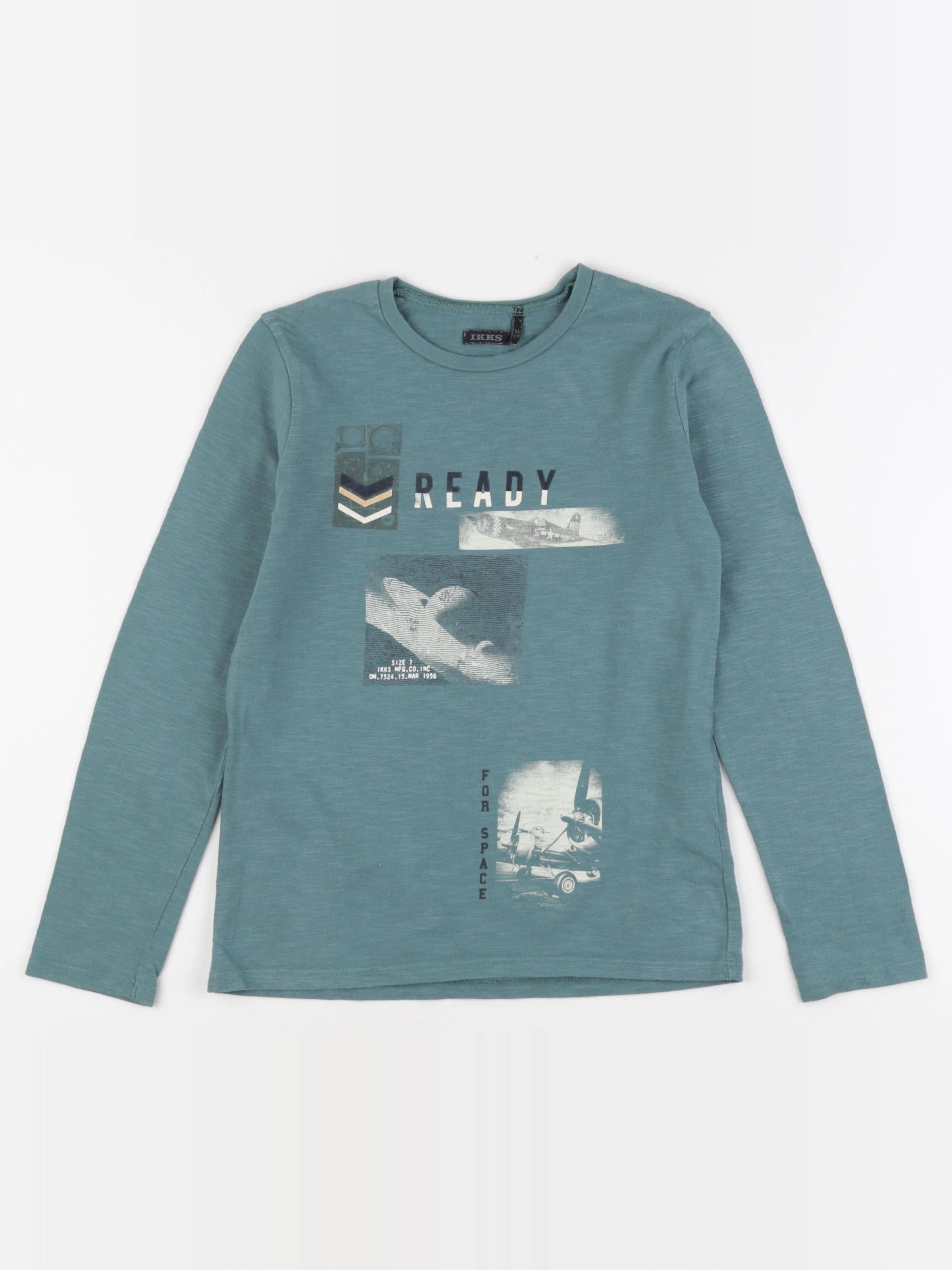 IKKS - tee-shirt vert - 8 ans