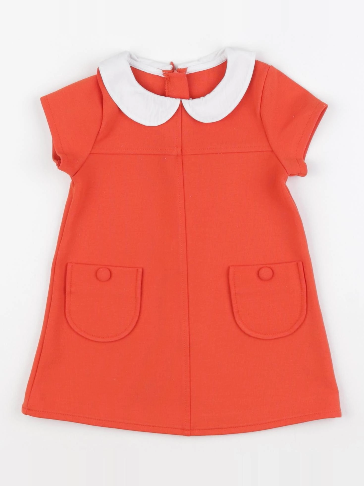 Jacadi - robe orange - 18 mois