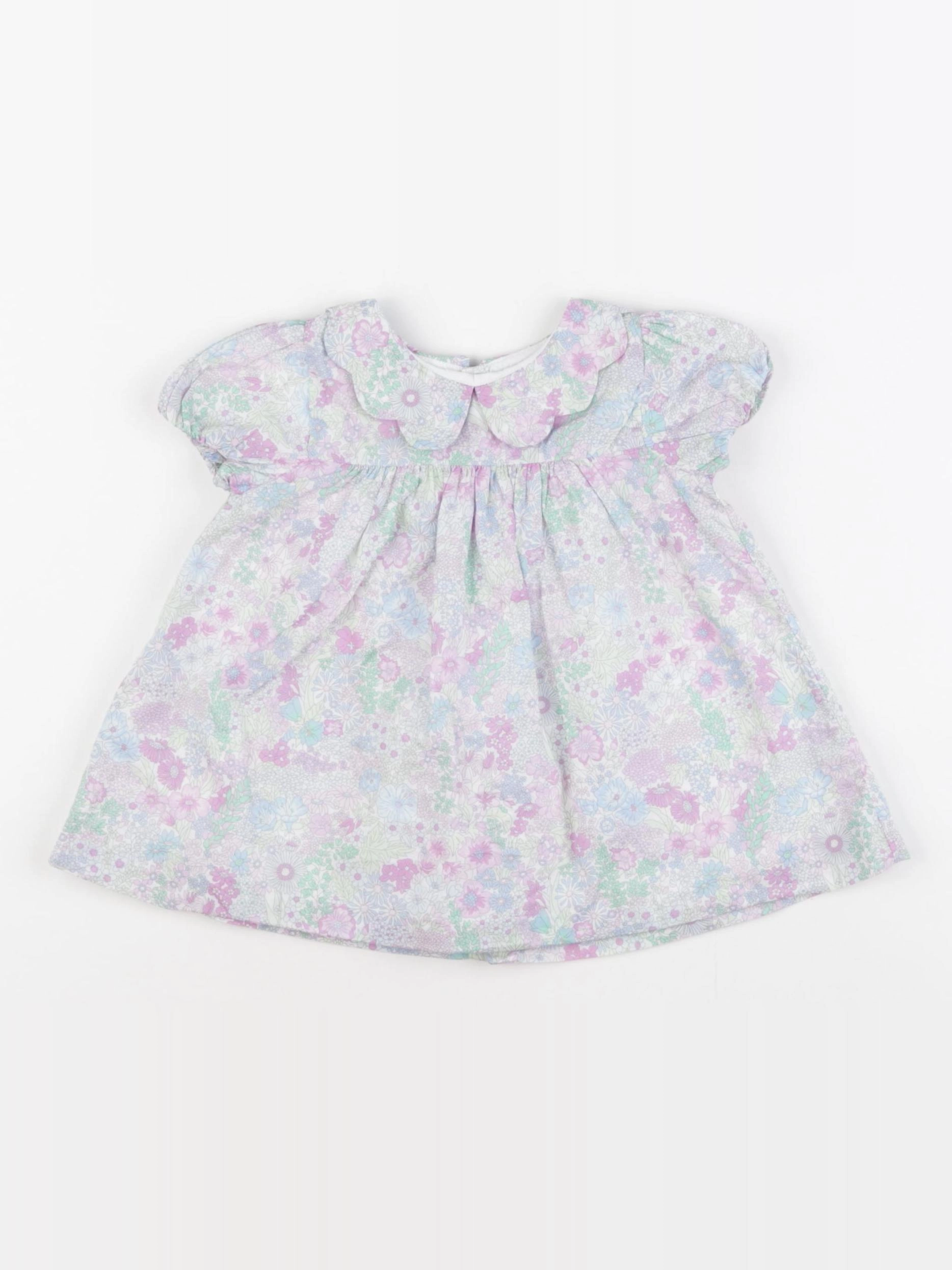 Jacadi - robe liberty multicolore - 6 mois