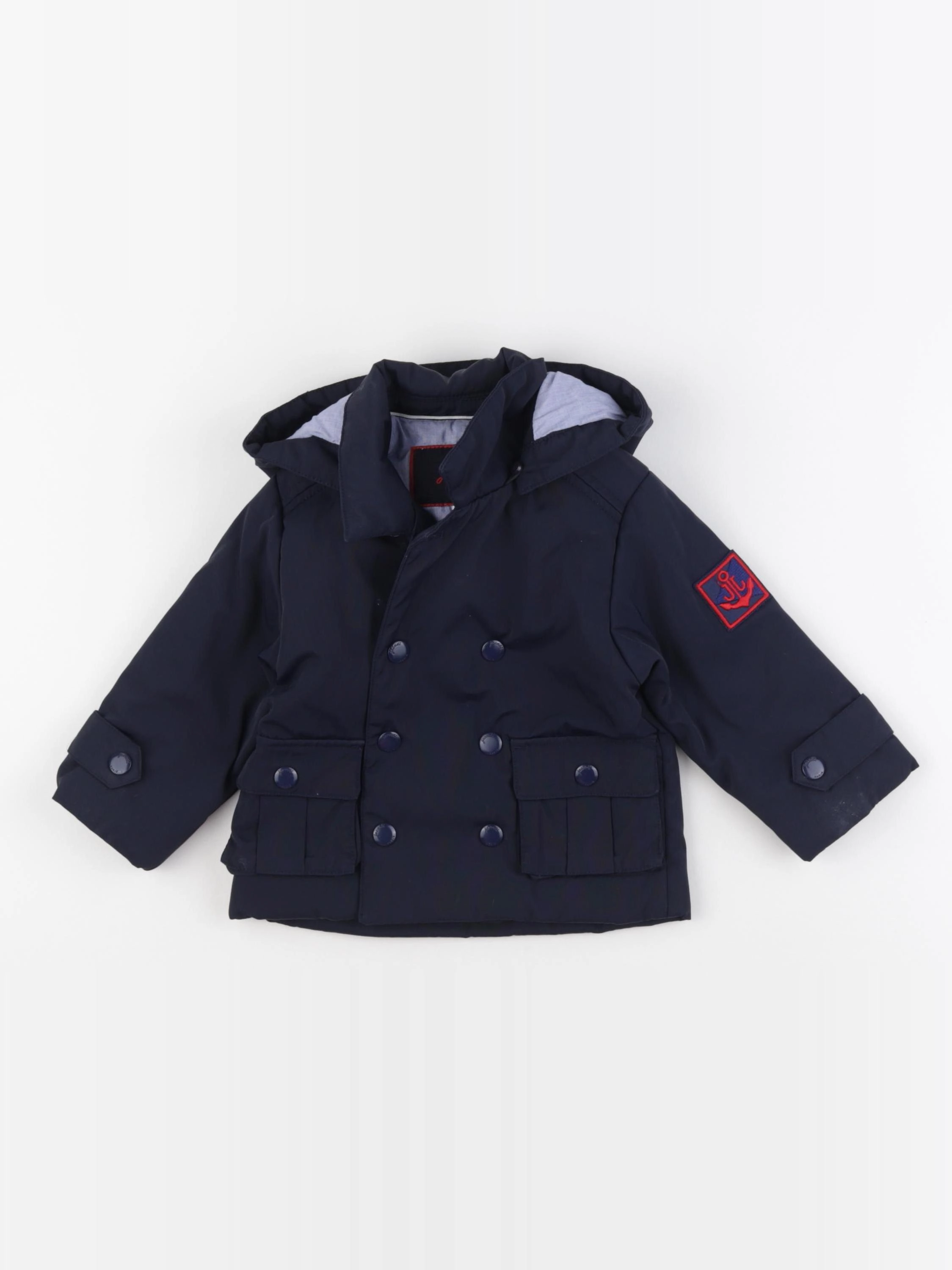 Jacadi - imperméable bleu - 12 mois