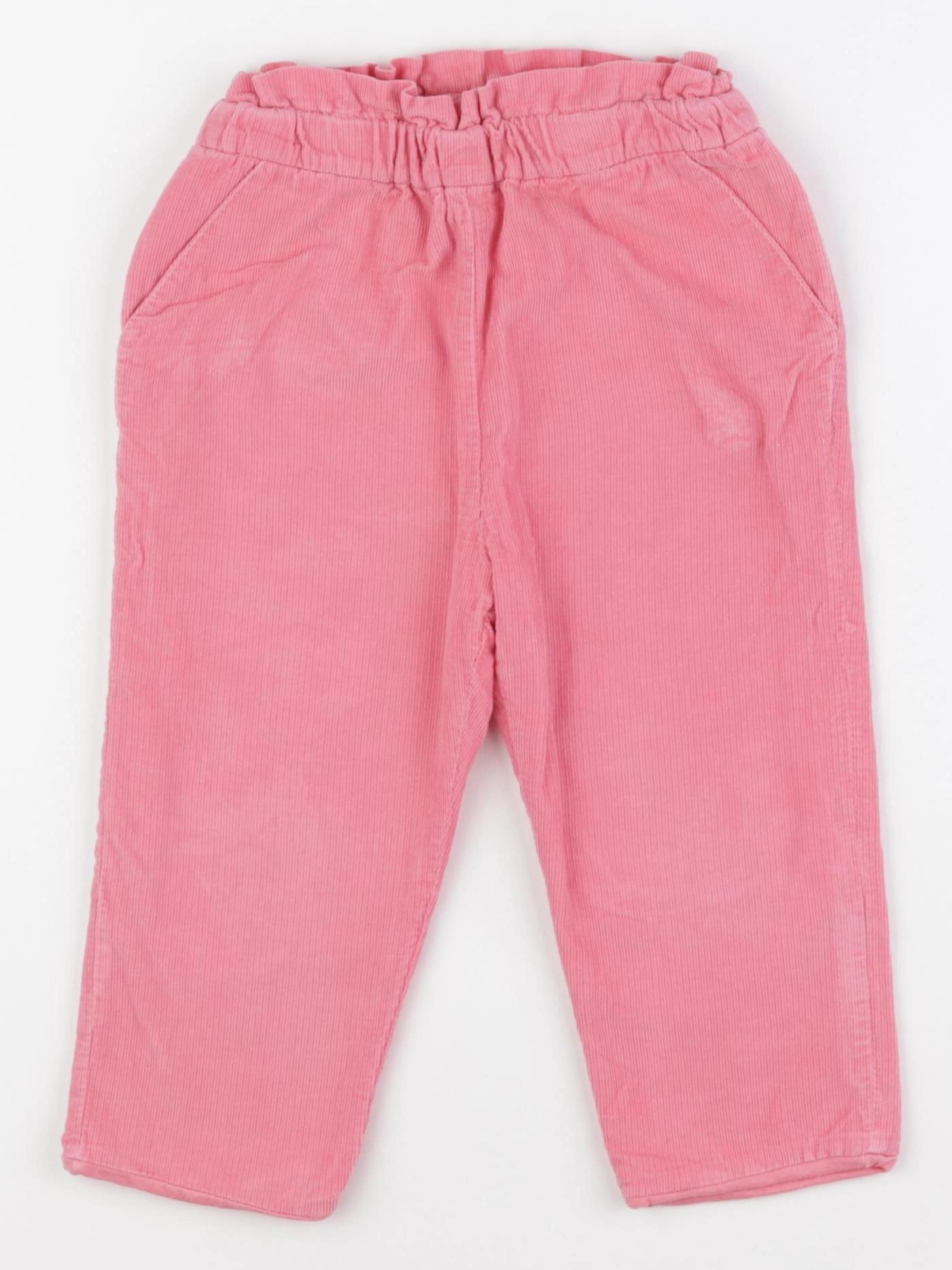 Jacadi - pantalon doublé rose - 24 mois