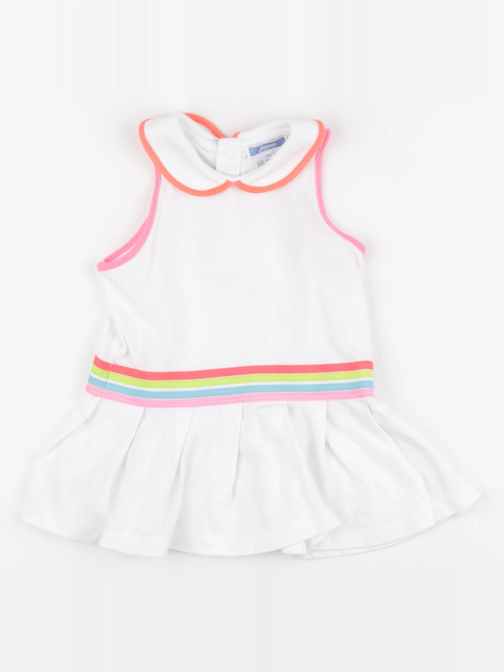 Jacadi - robe blanc - 24 mois
