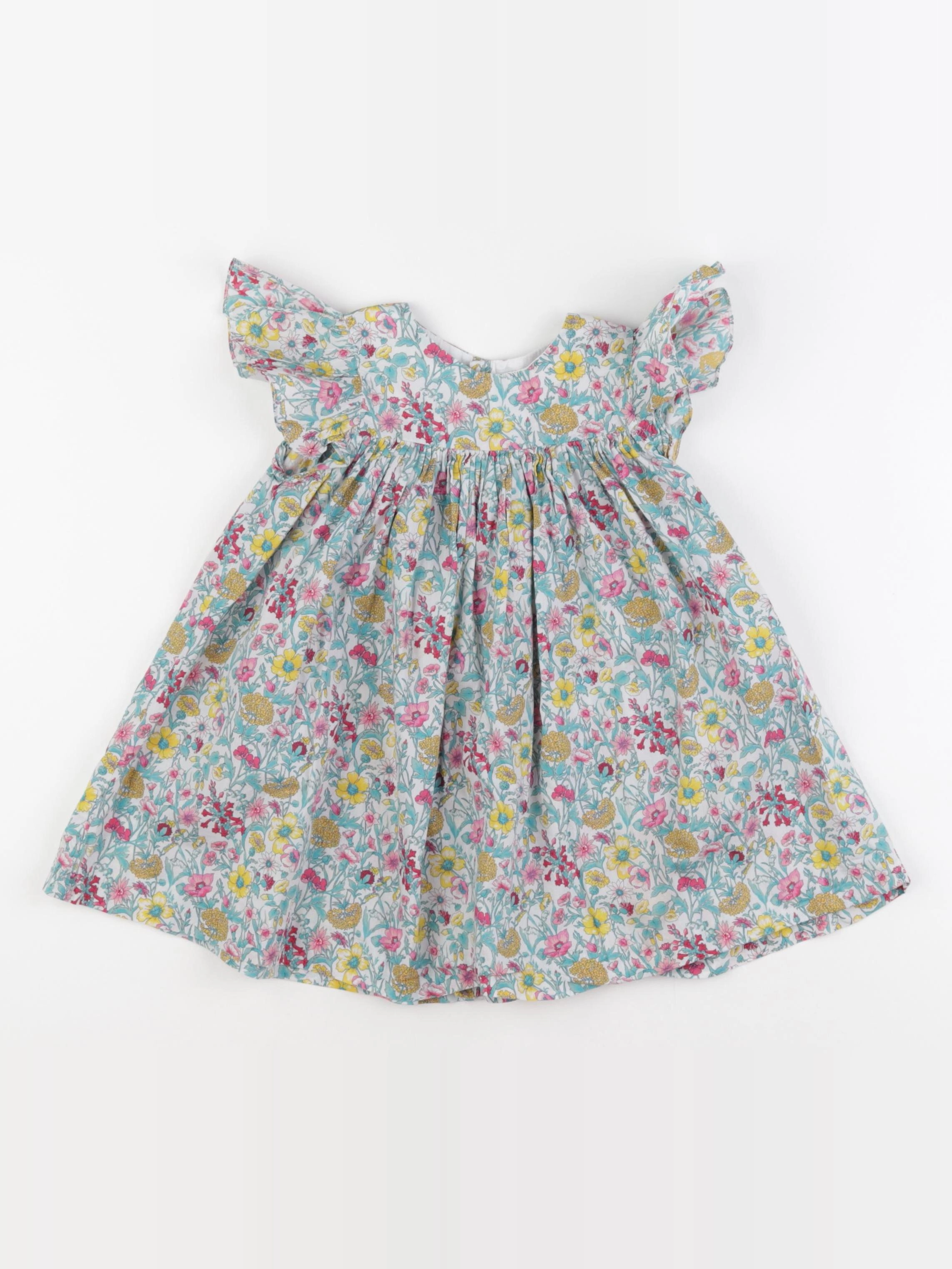 Jacadi - robe liberty multicolore - 24 mois