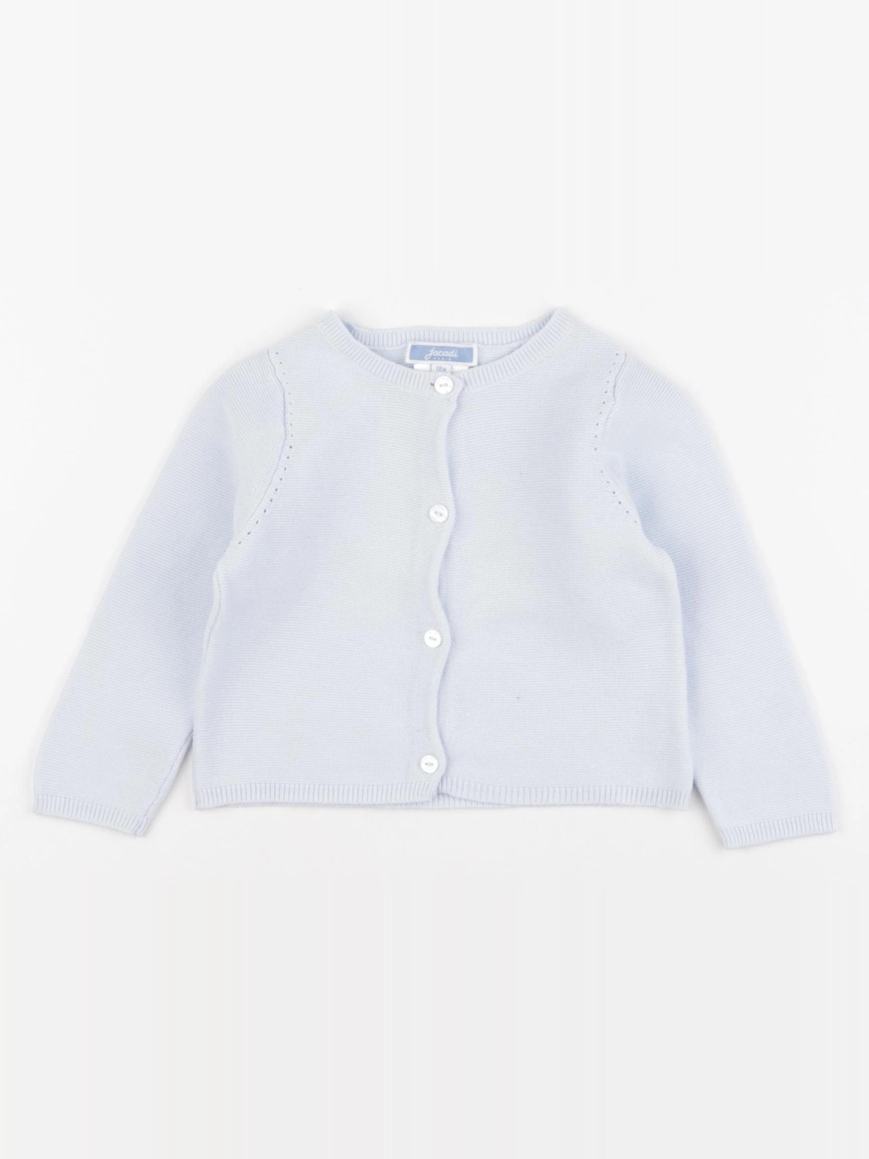 Jacadi - gilet bleu - 18 mois