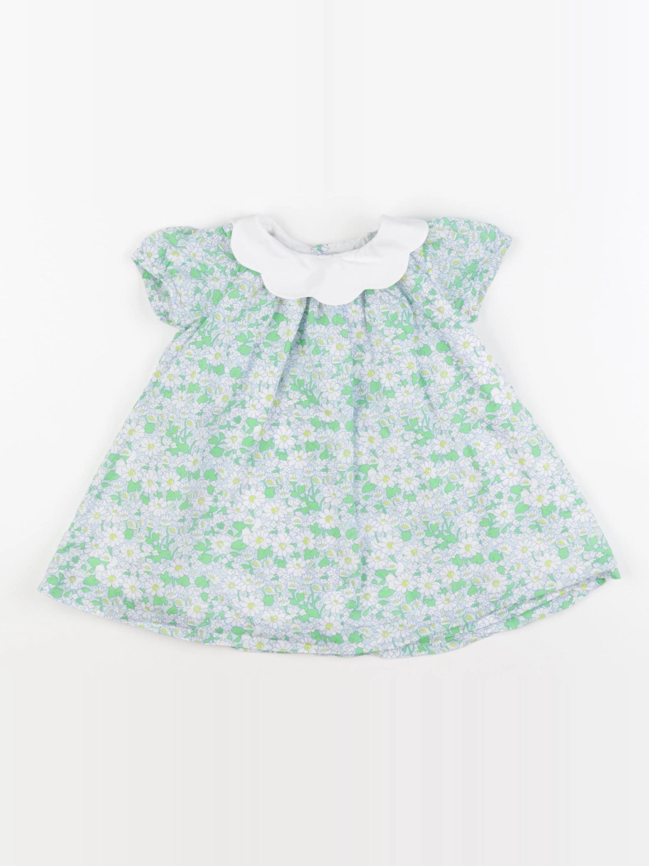 Jacadi - robe liberty vert - 18 mois