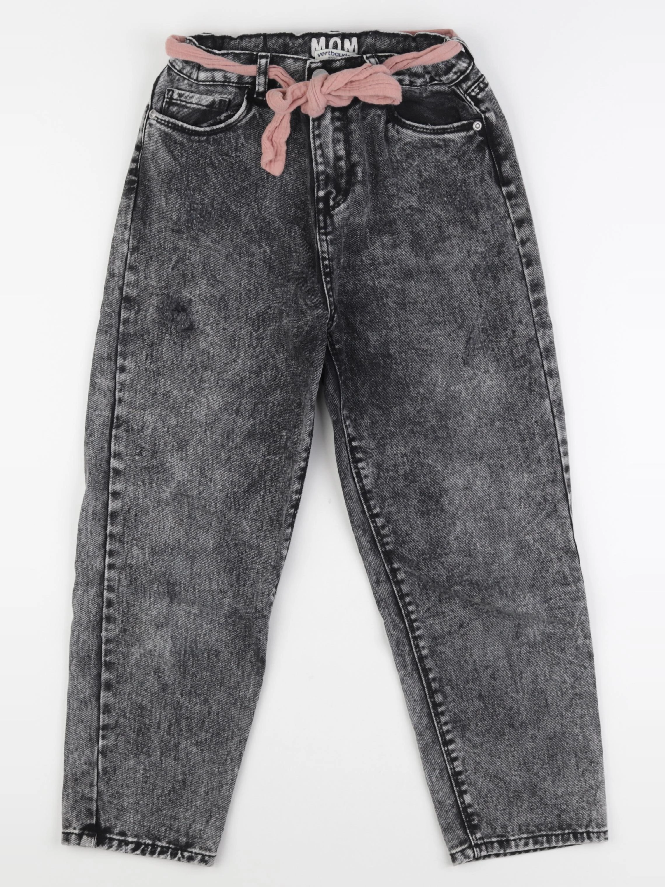 Vertbaudet - jean noir, gris - 10 ans
