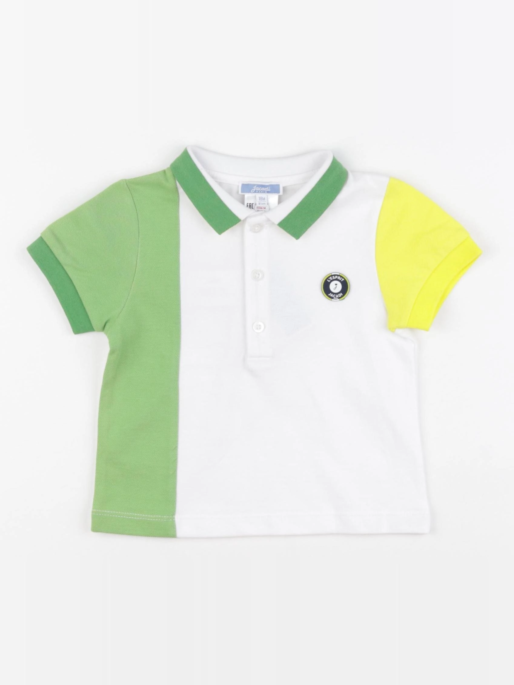 Jacadi - polo vert - 18 mois