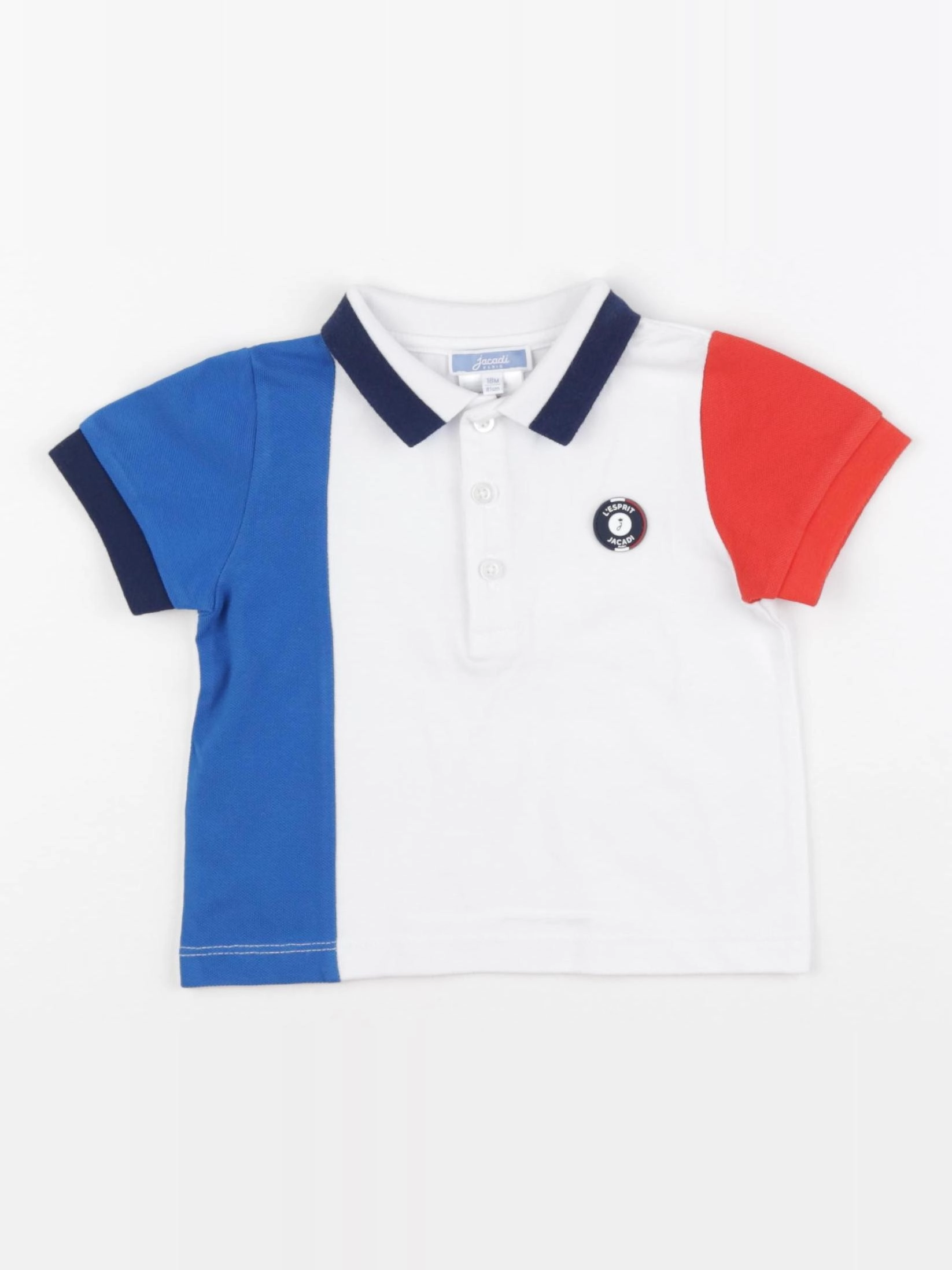 Jacadi - polo blanc - 18 mois