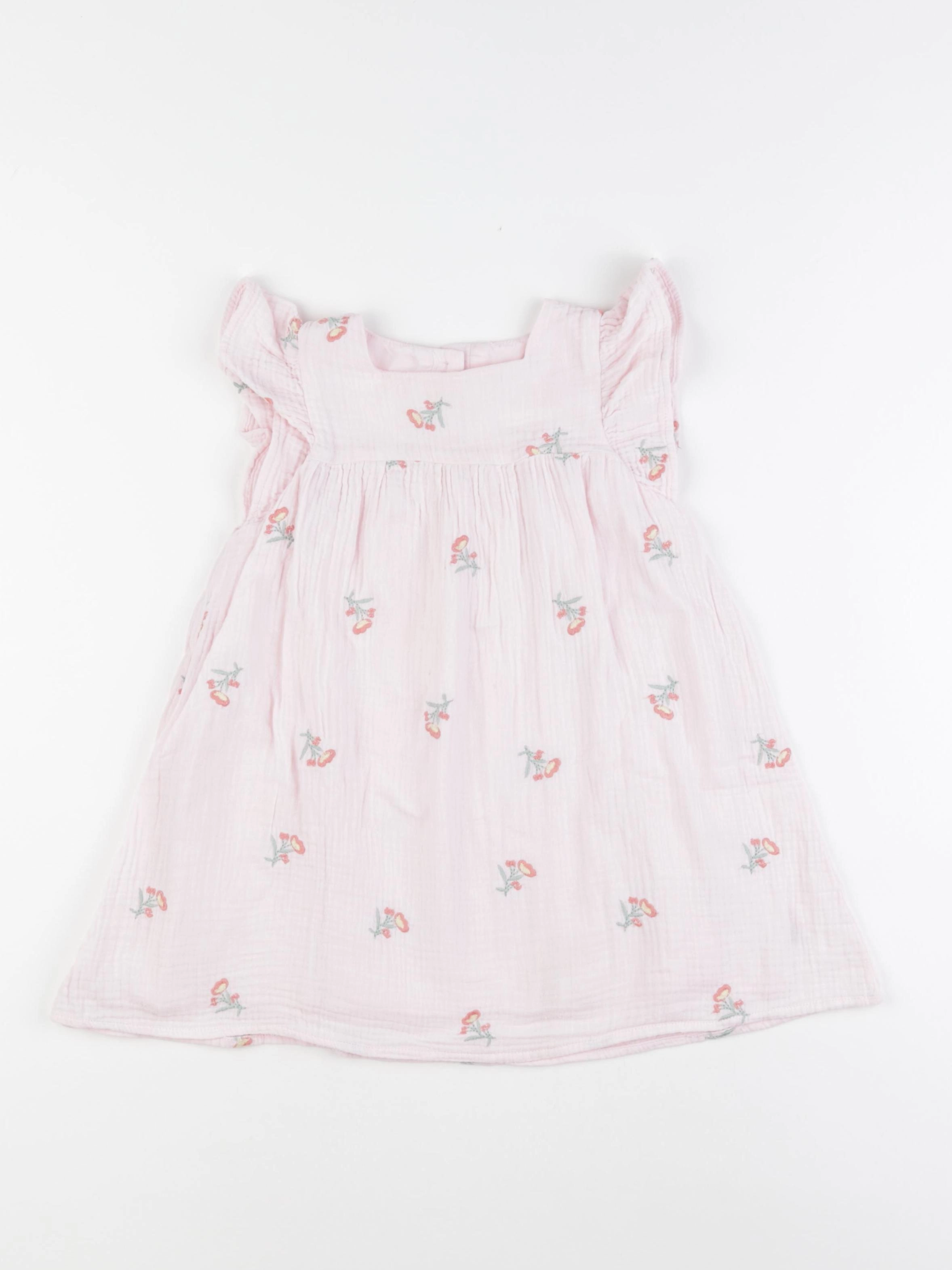 Vertbaudet - robe rose - 4 ans