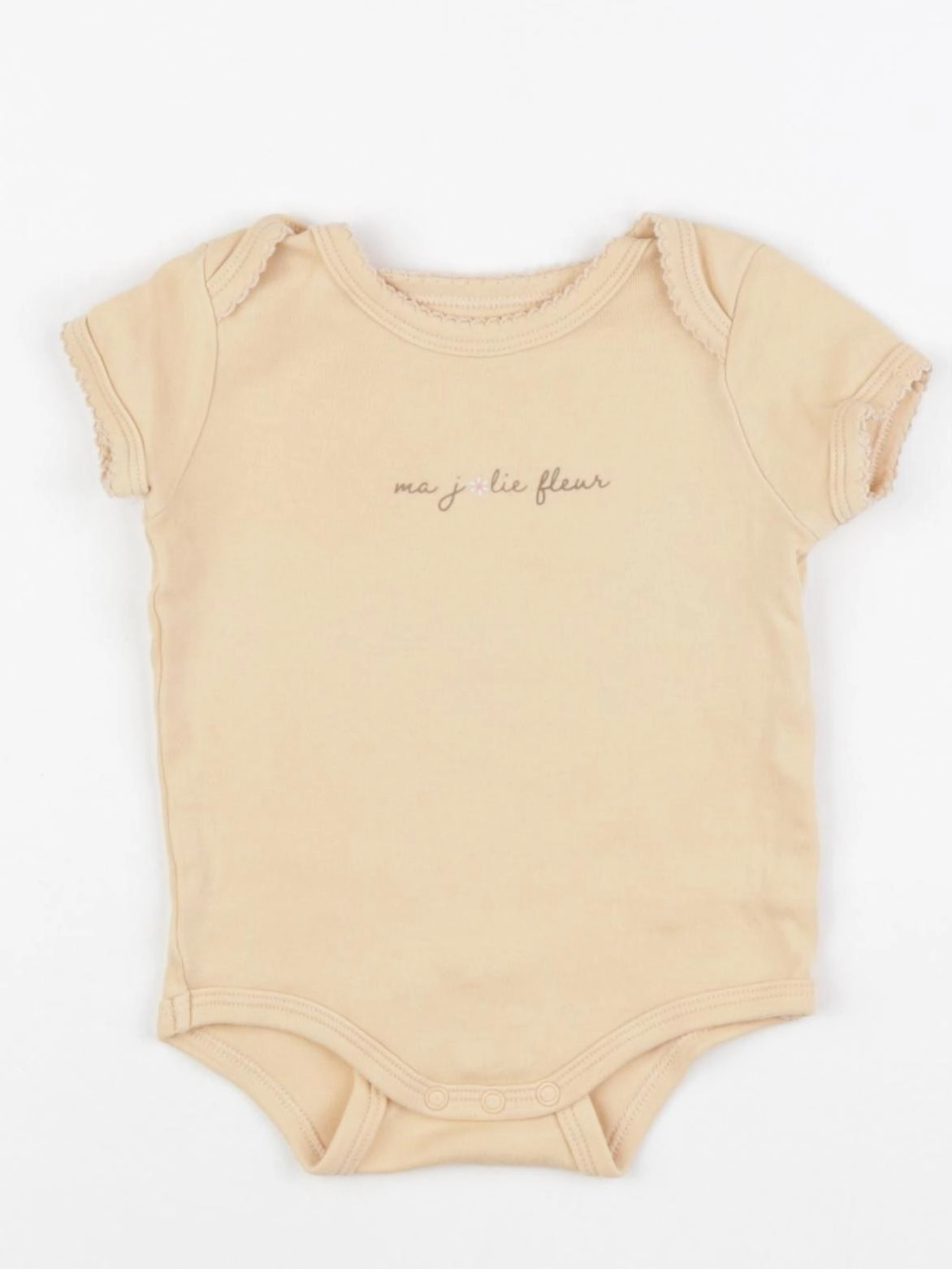 Vertbaudet - body orange - 6 mois