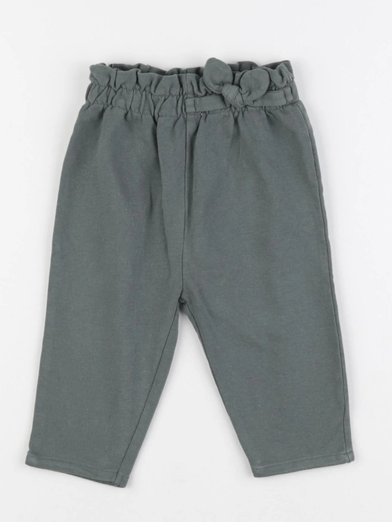 Vertbaudet - pantalon vert - 9 mois