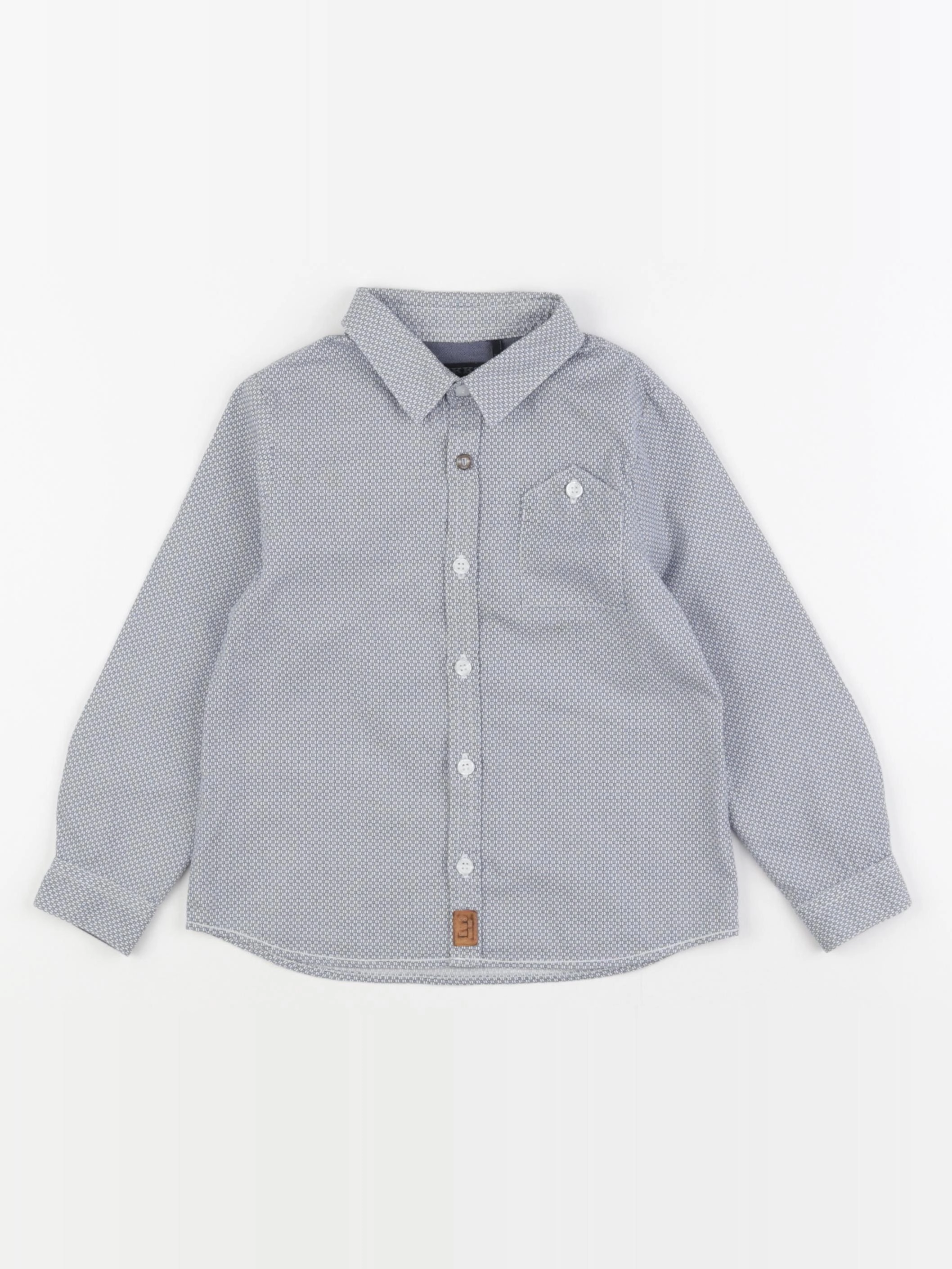 IKKS - chemise blanc, bleu - 3 ans