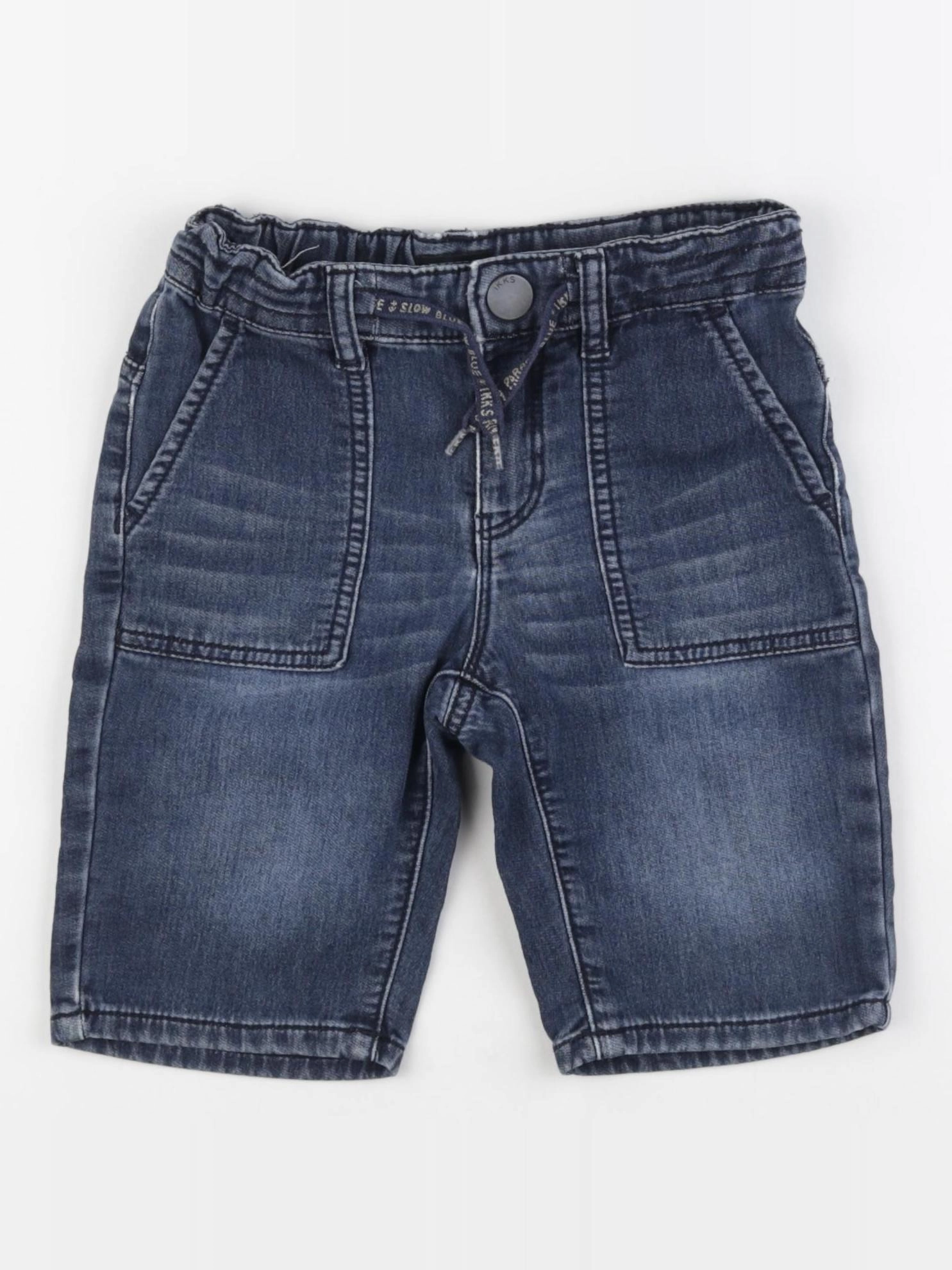 IKKS - short bleu - 6 ans
