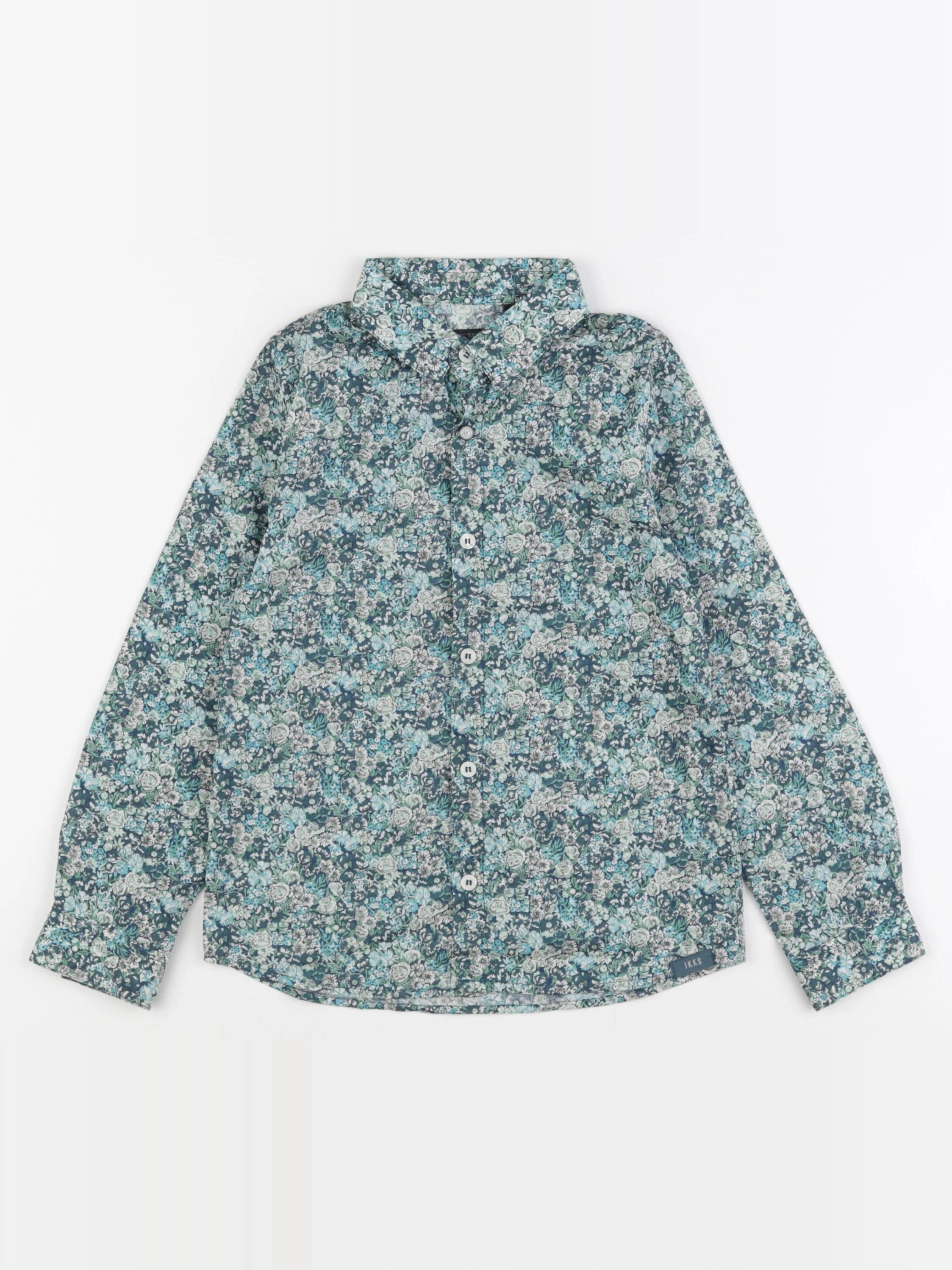 IKKS - chemise bleu, vert - 6 ans
