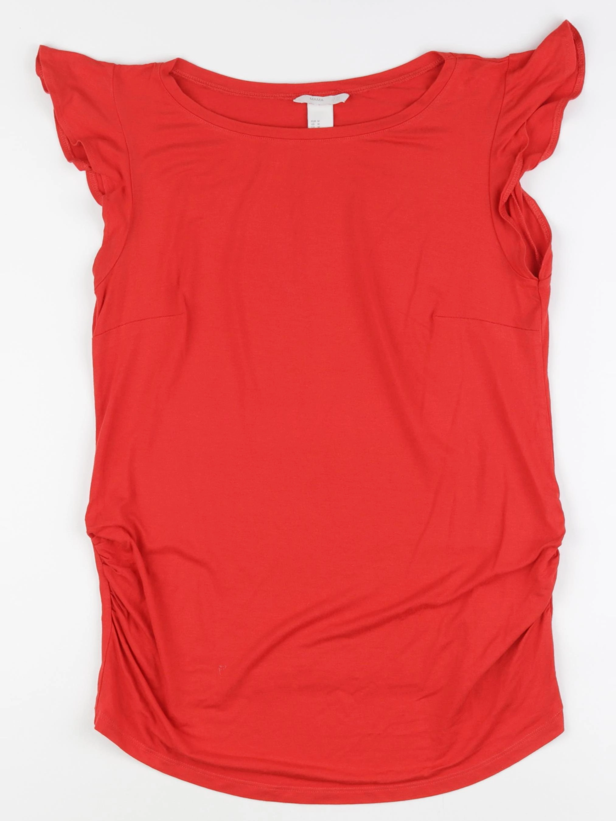 H&M - tee-shirt grossesse rouge - 38