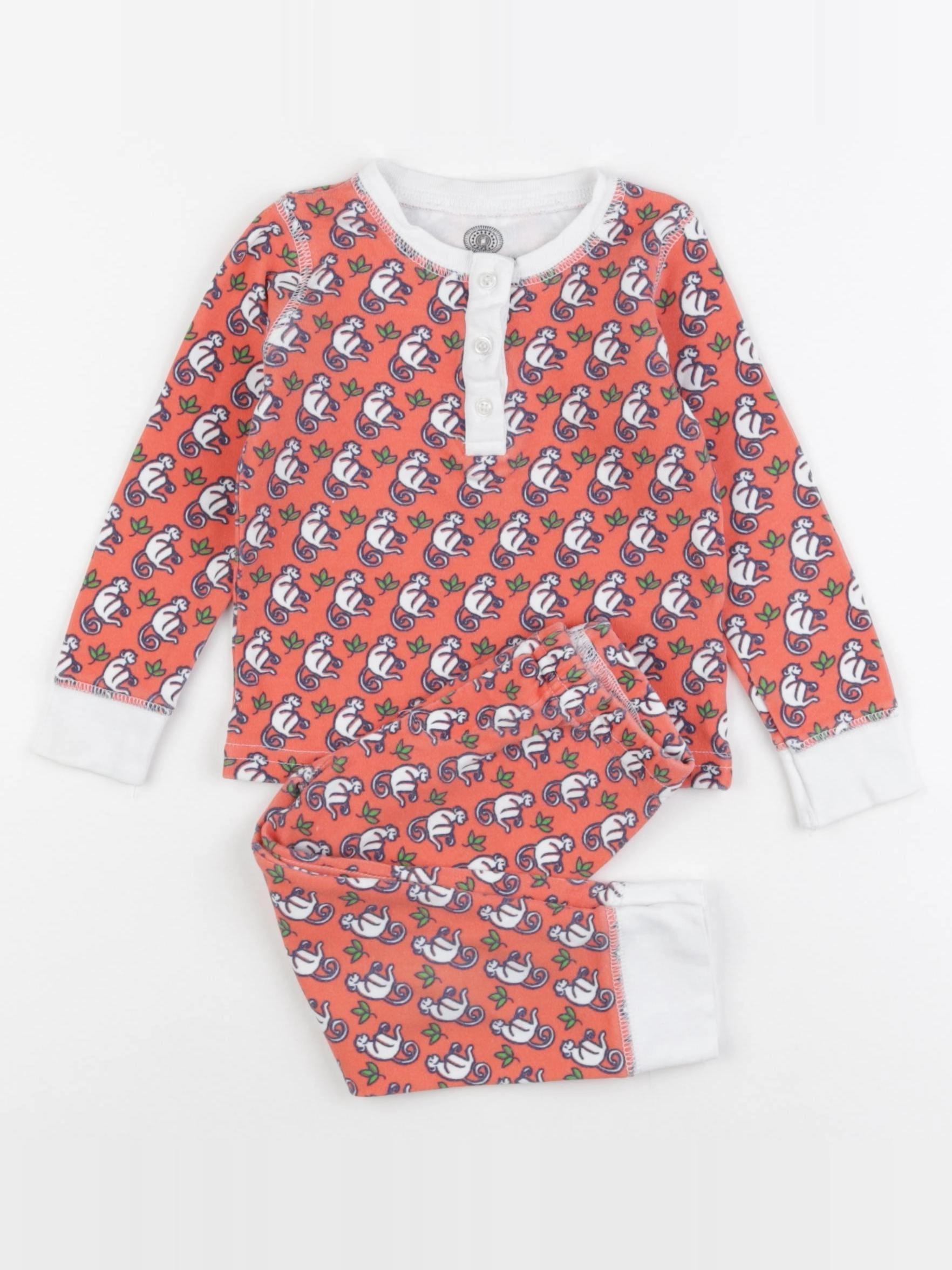 Brai - pyjama coton rouge - 2 ans