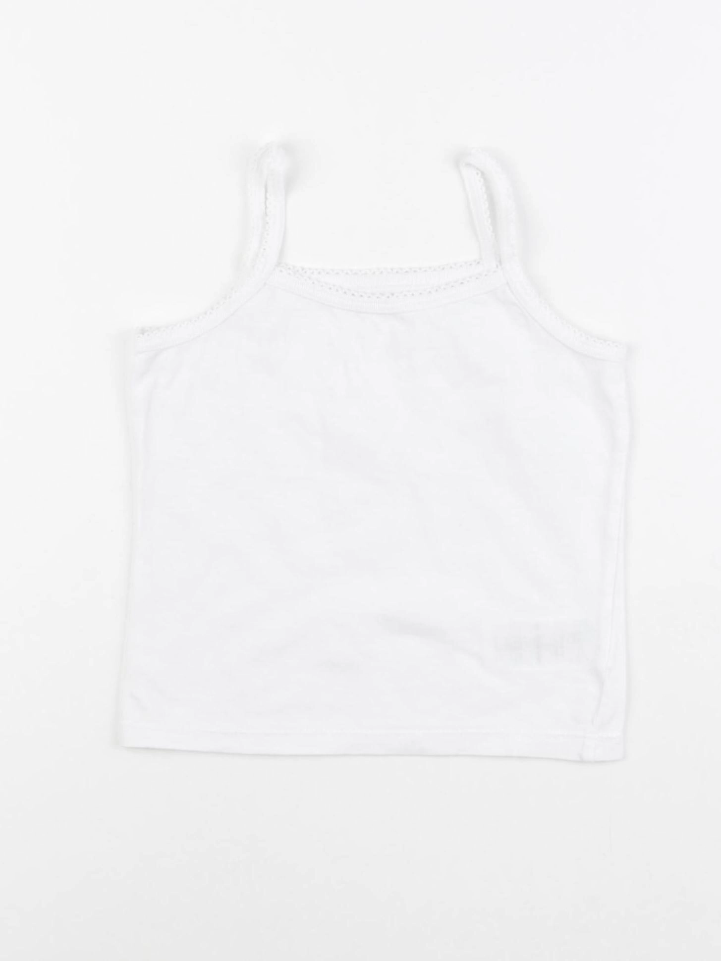 Vertbaudet - maillot de corps blanc - 3 ans