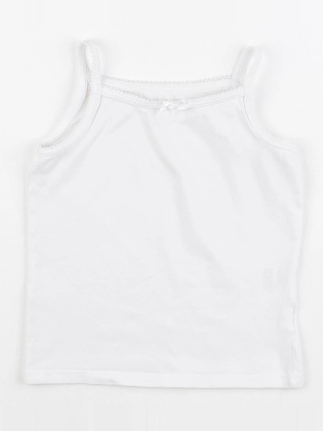 H&M - maillot de corps blanc - 2/4 ans