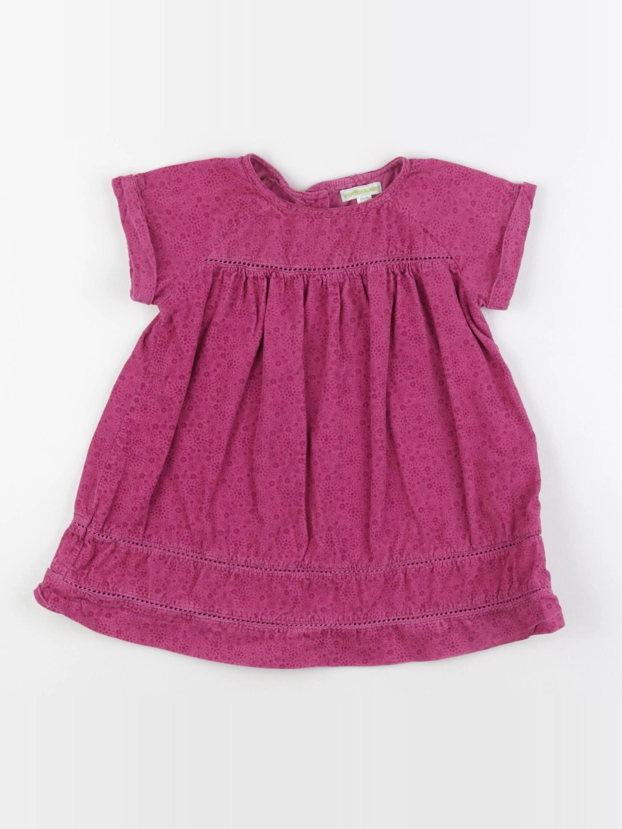 Vertbaudet - robe rose - 2 ans