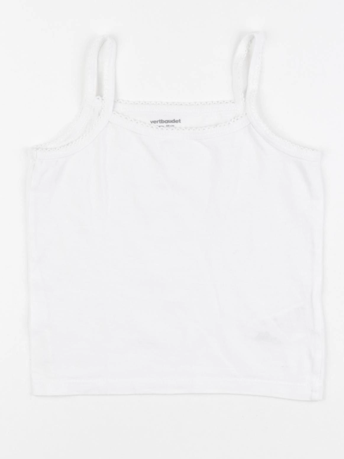 Vertbaudet - maillot de corps blanc - 3 ans