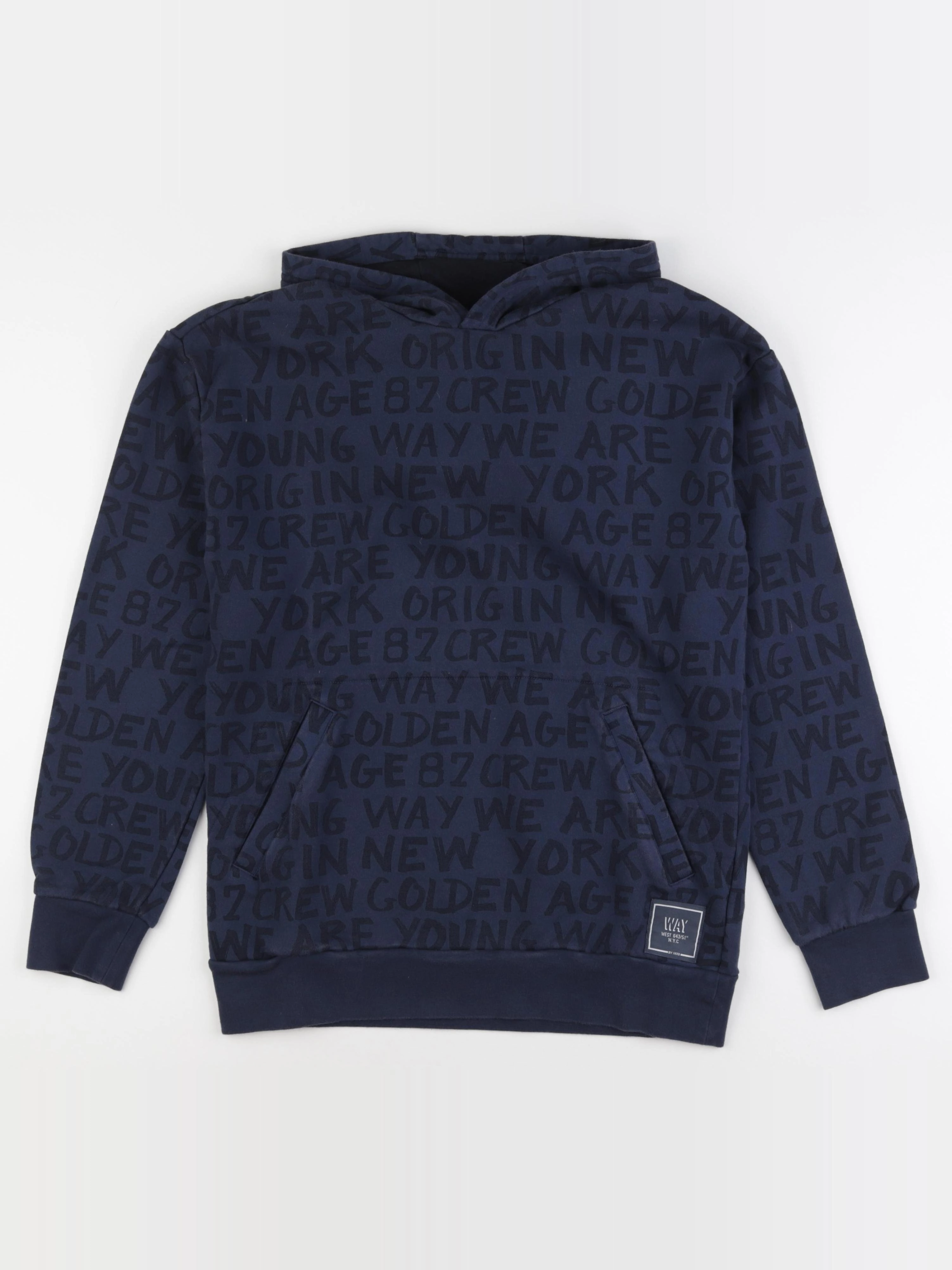 IKKS - sweat bleu - 16 ans