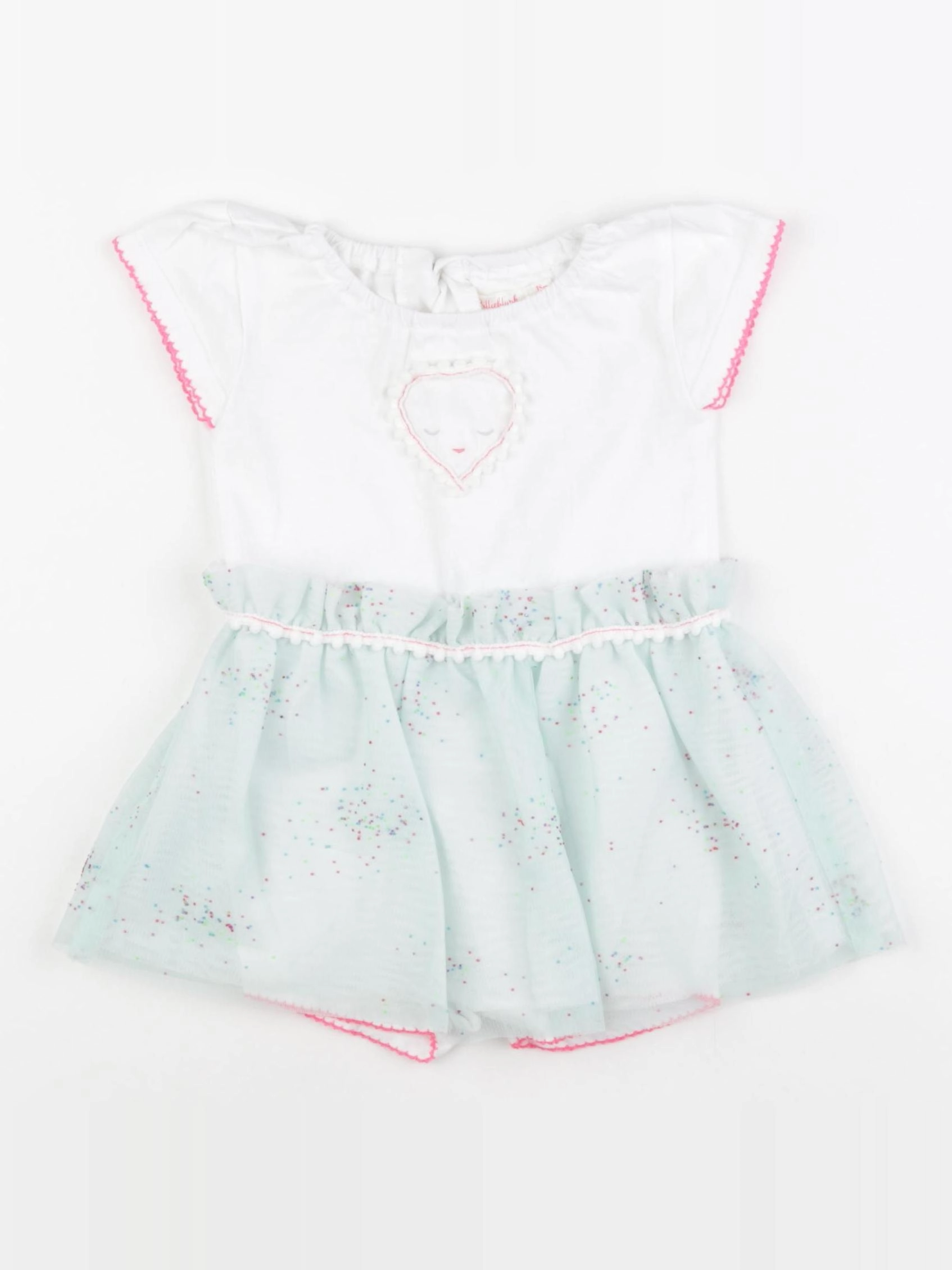 Billie Blush - robe combinaison vert - 18 mois