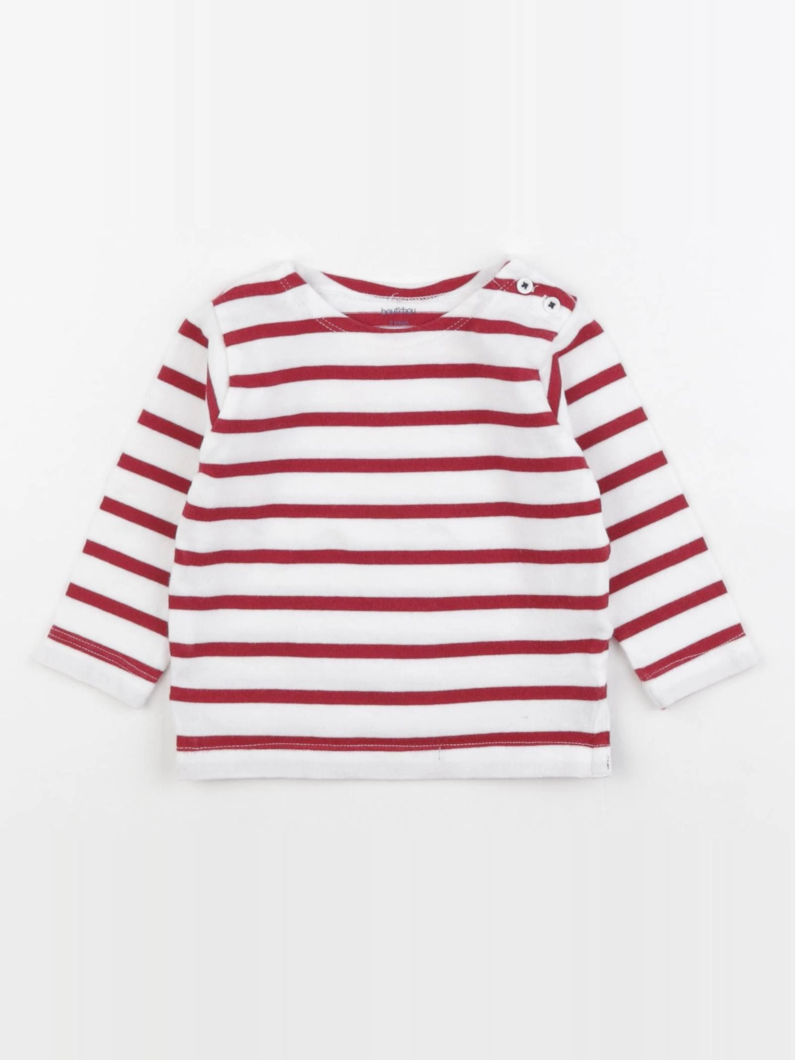 Boutchou - tee-shirt rouge - 9 mois