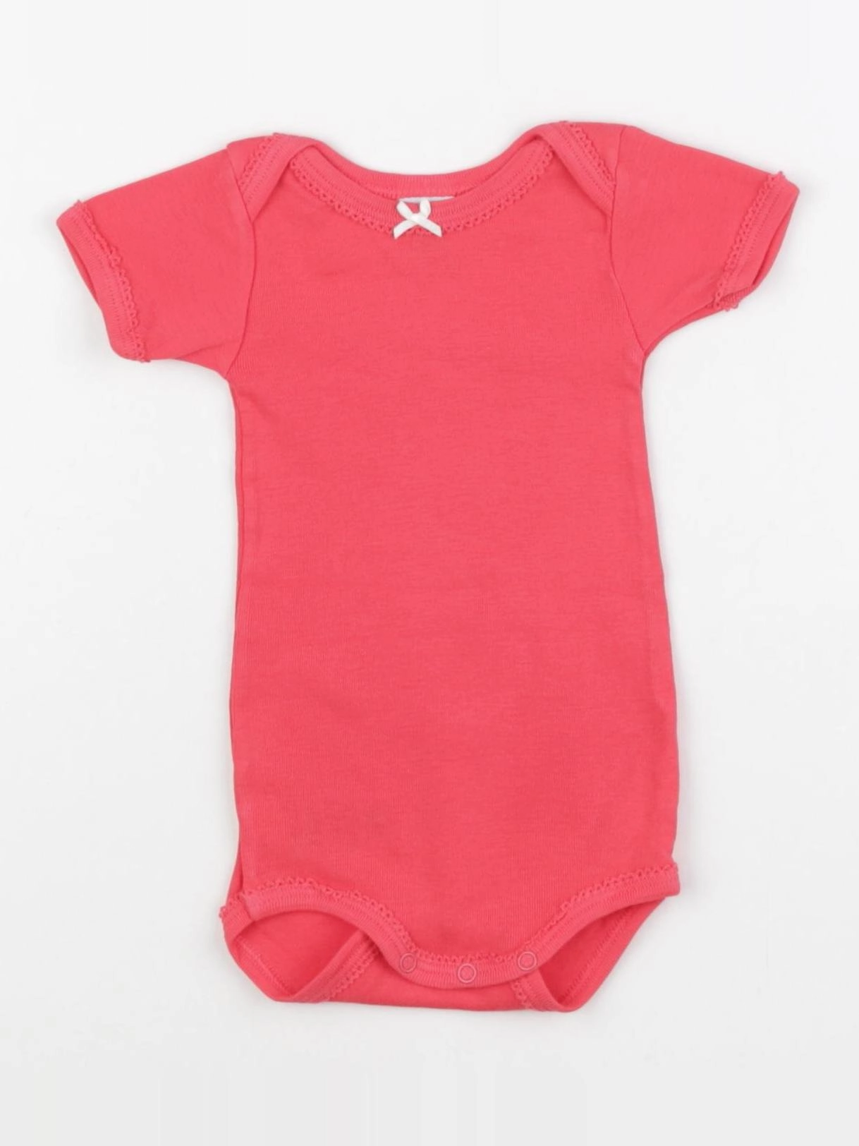 Petit Bateau - body rose - 3 mois