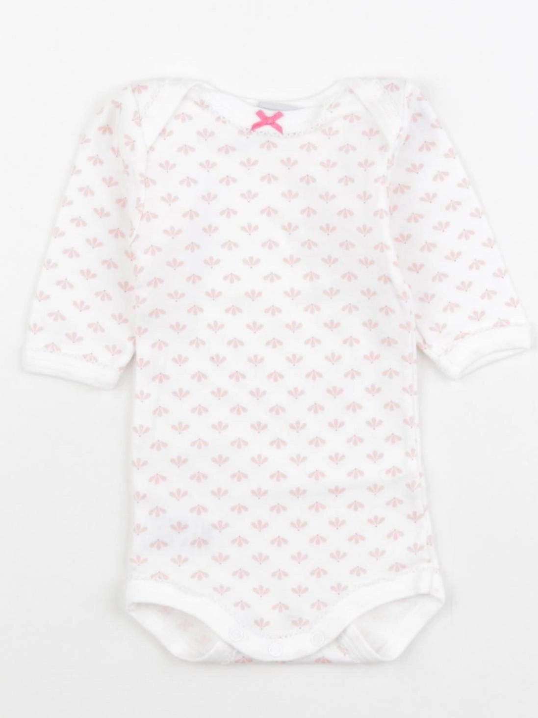 Petit Bateau - body rose - 3 mois