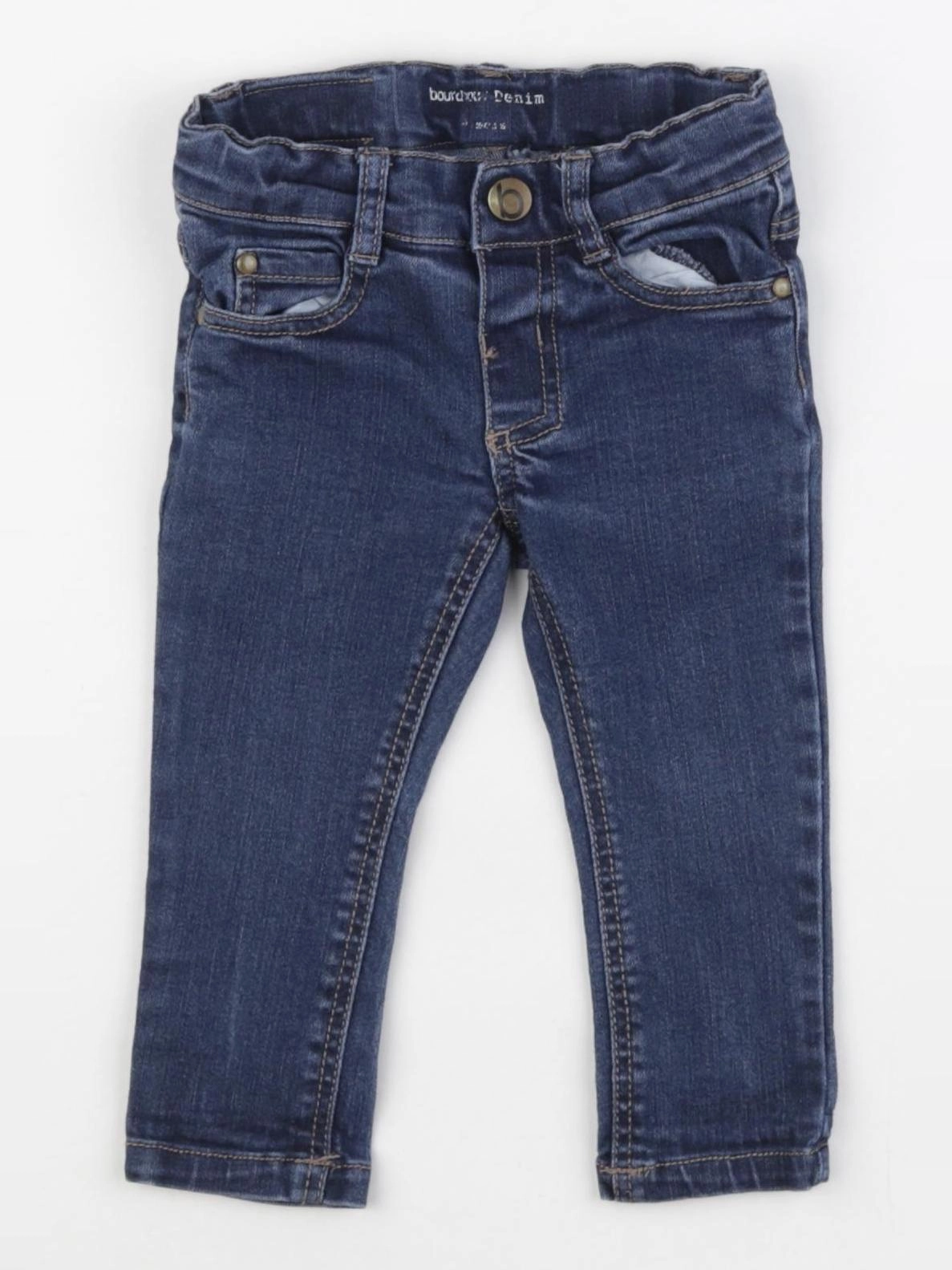 Boutchou - jean bleu - 9 mois