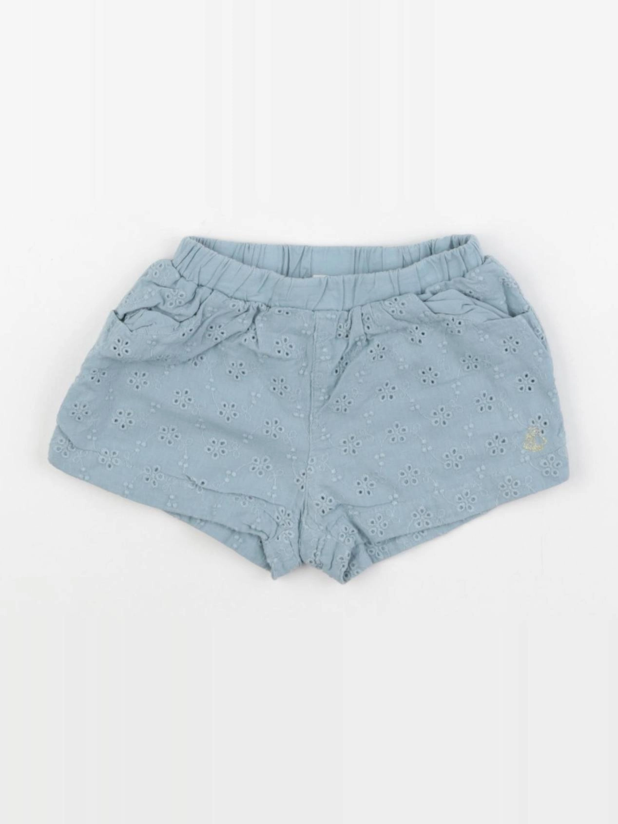 Petit Bateau - short vert - 18 mois