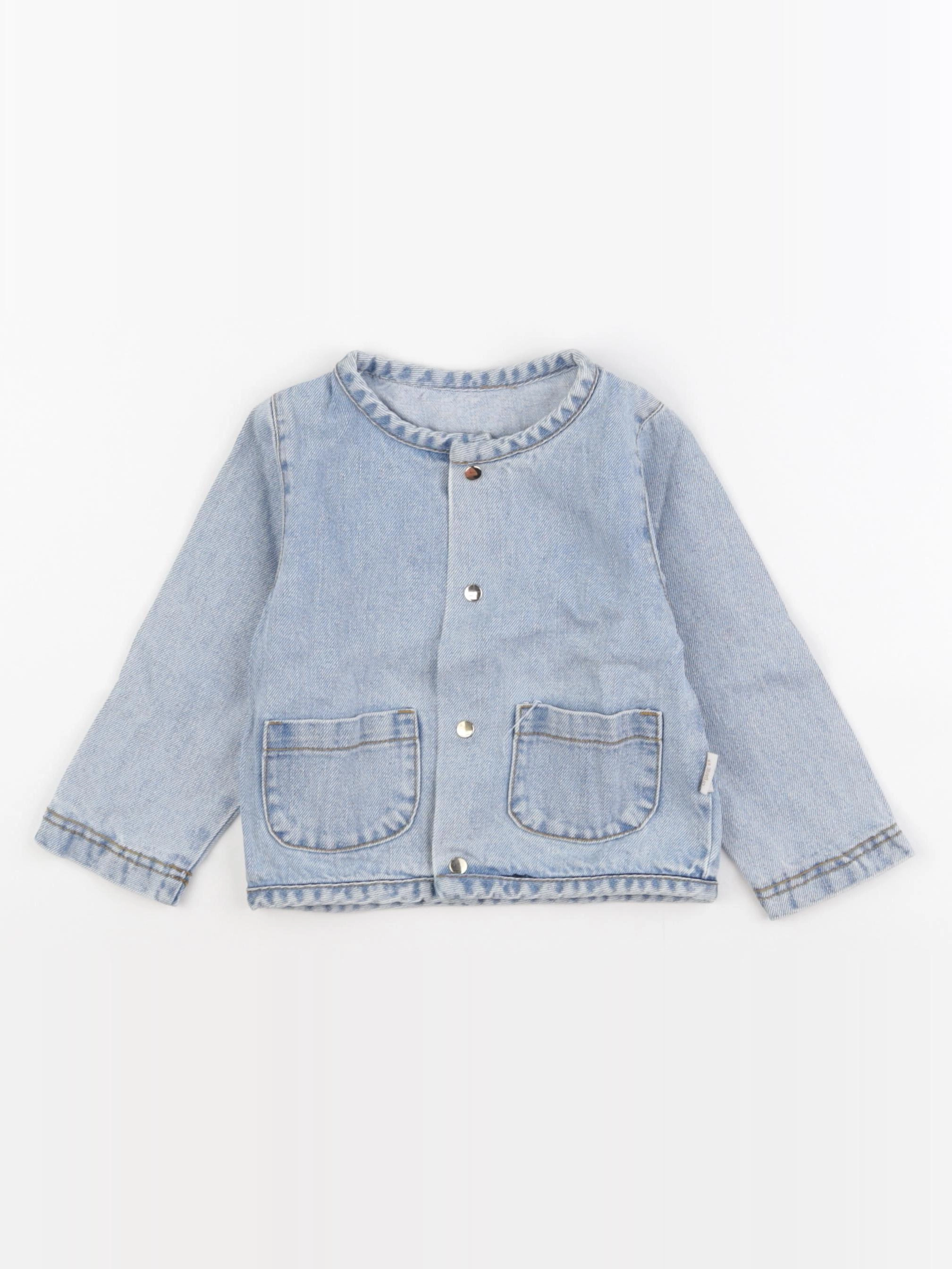 Poudre Organic - veste bleu - 18 mois