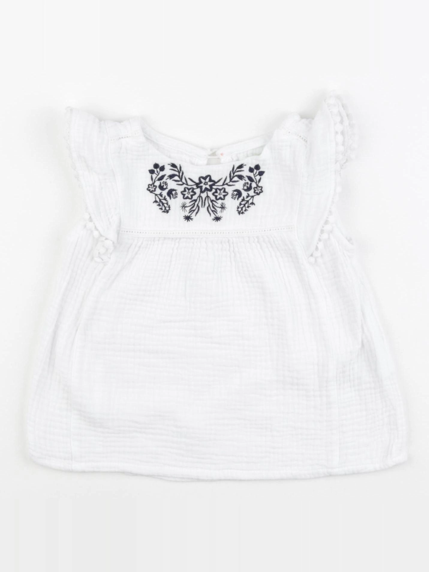 Vertbaudet - blouse blanc - 3 ans