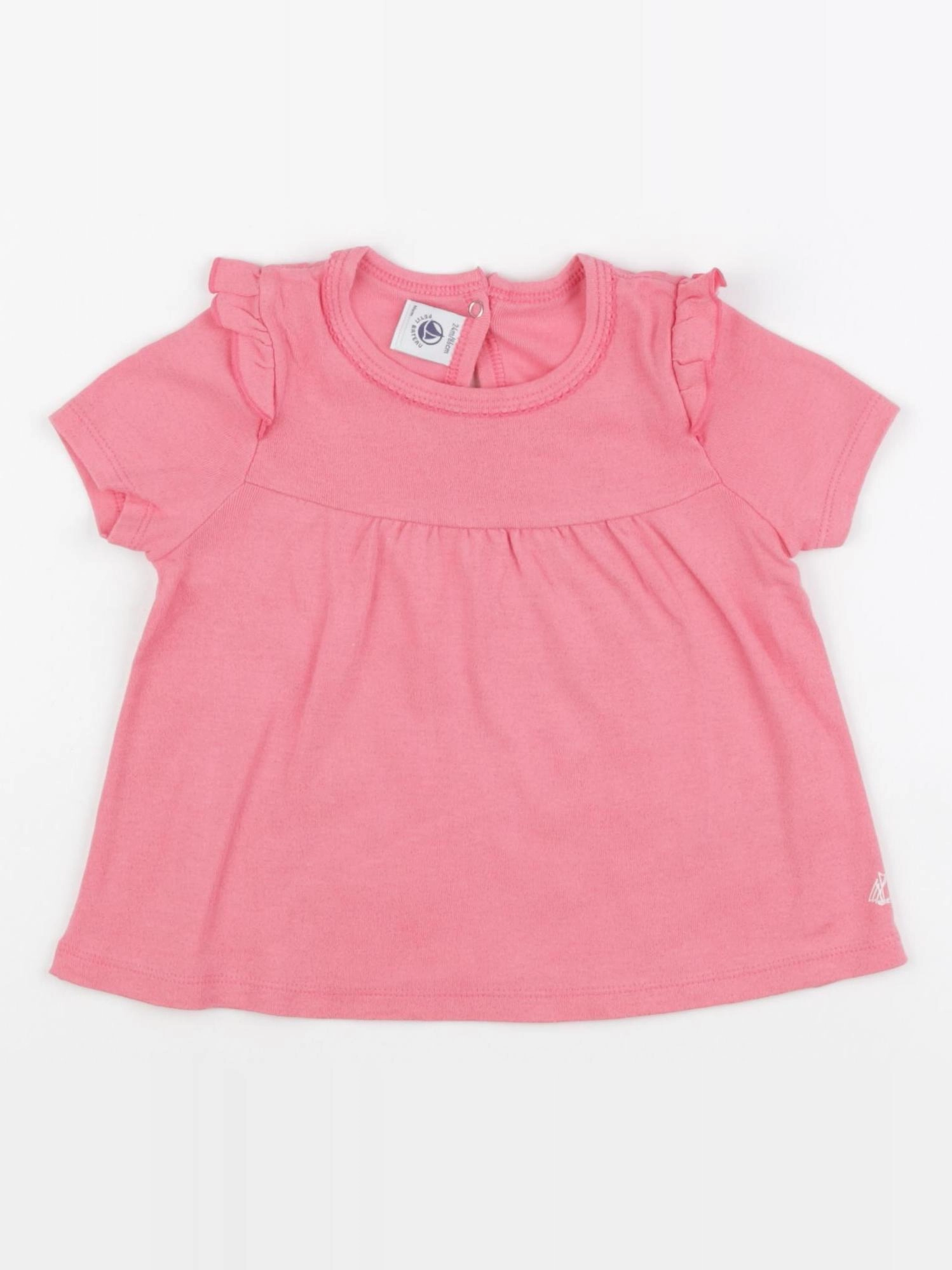 Petit Bateau - tee-shirt rose, or - 24 mois
