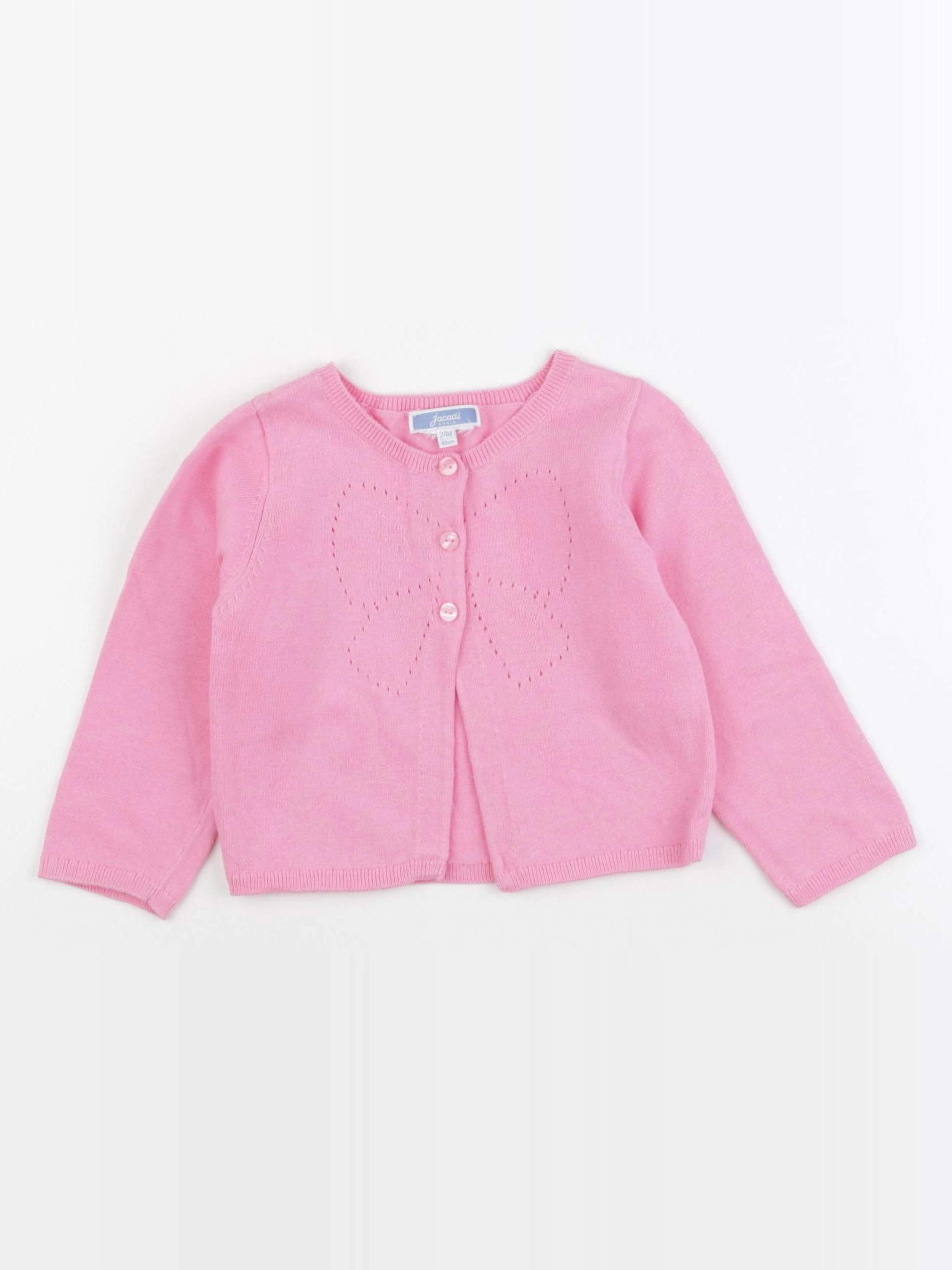Jacadi - gilet rose - 24 mois