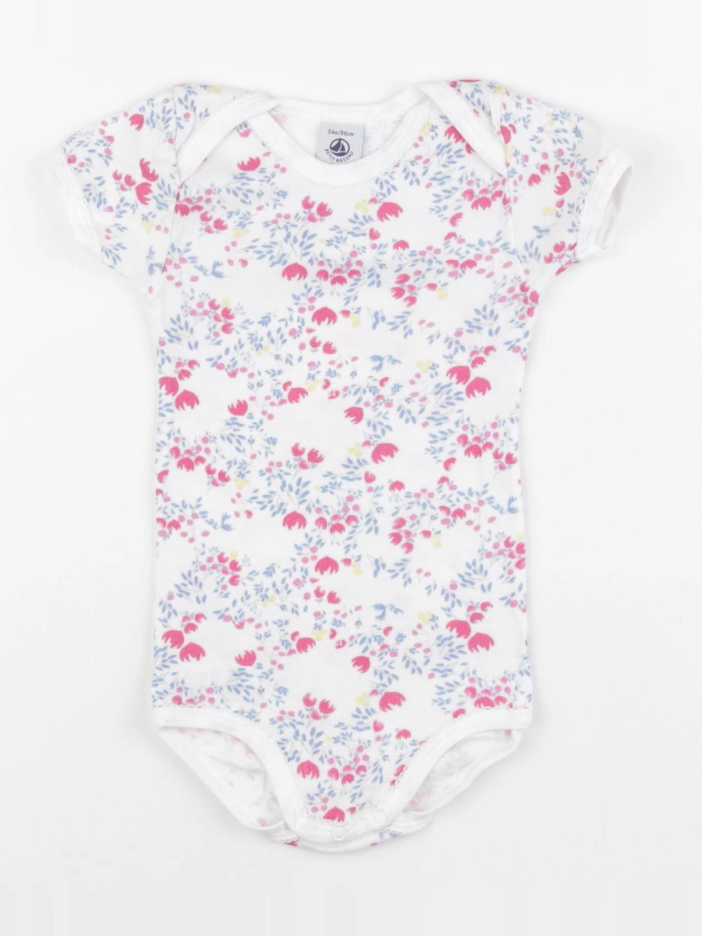 Petit Bateau - body multicolore - 24 mois
