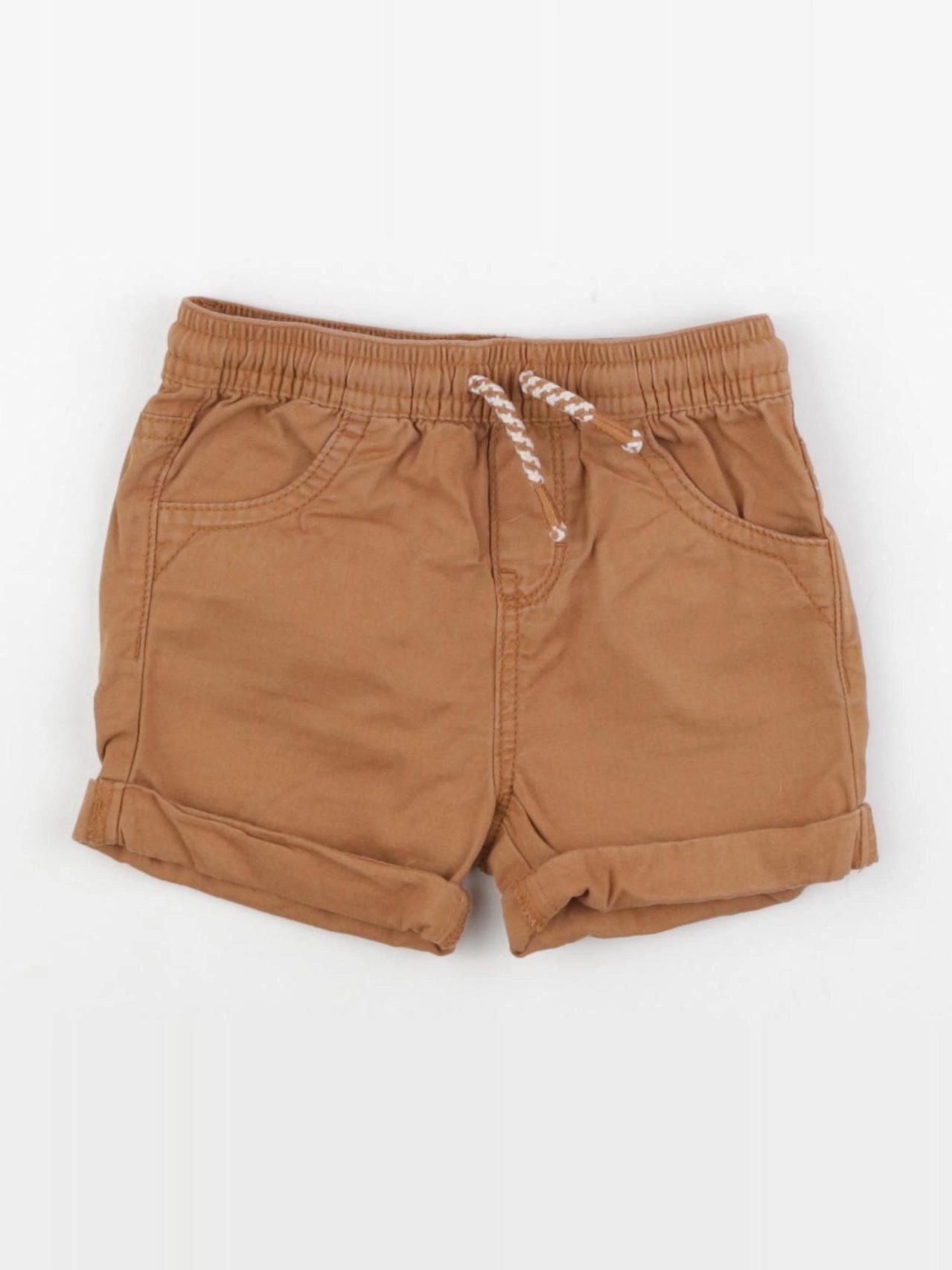 Vertbaudet - short marron - 18 mois