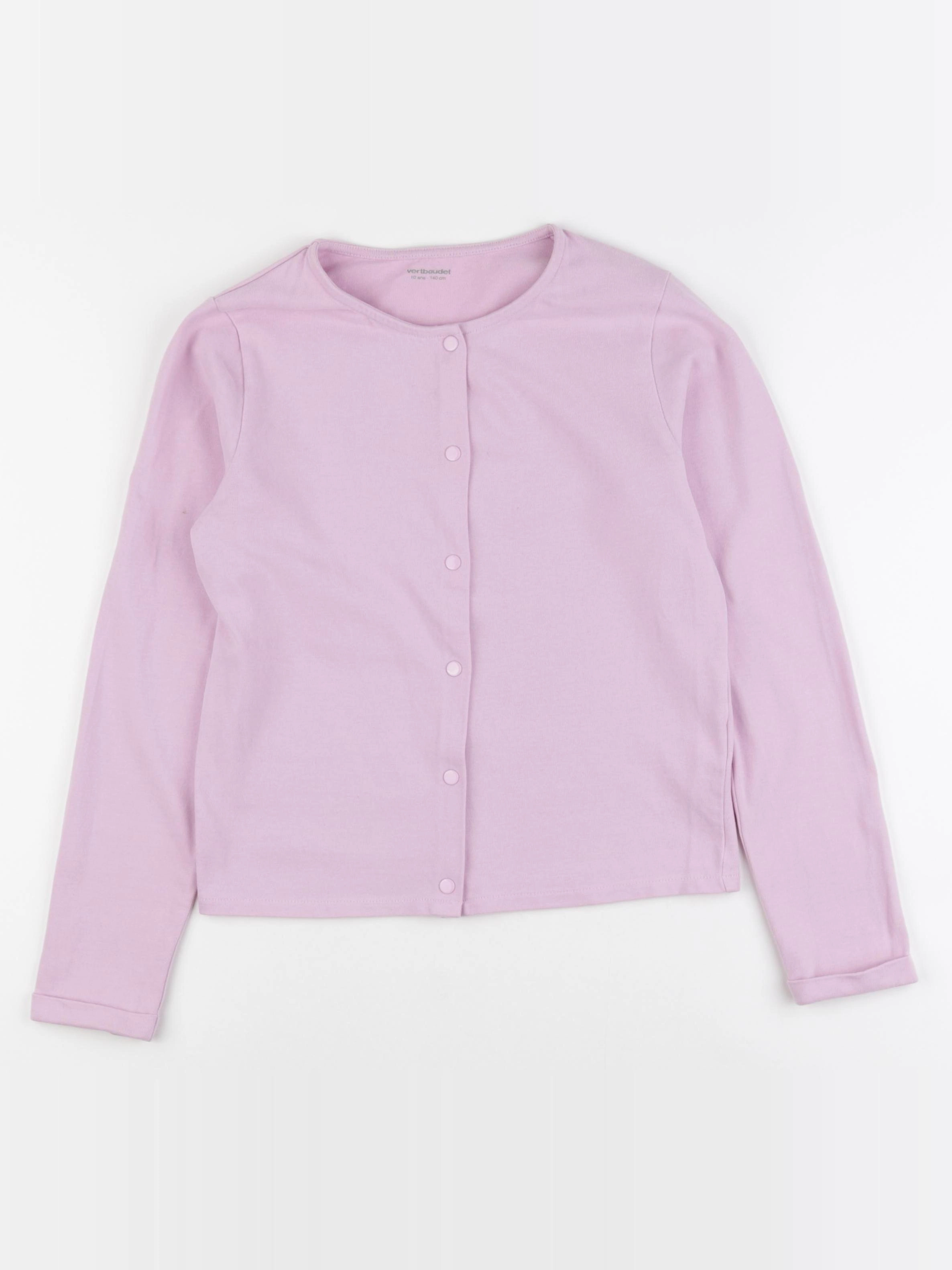 Vertbaudet - sweat rose - 10 ans