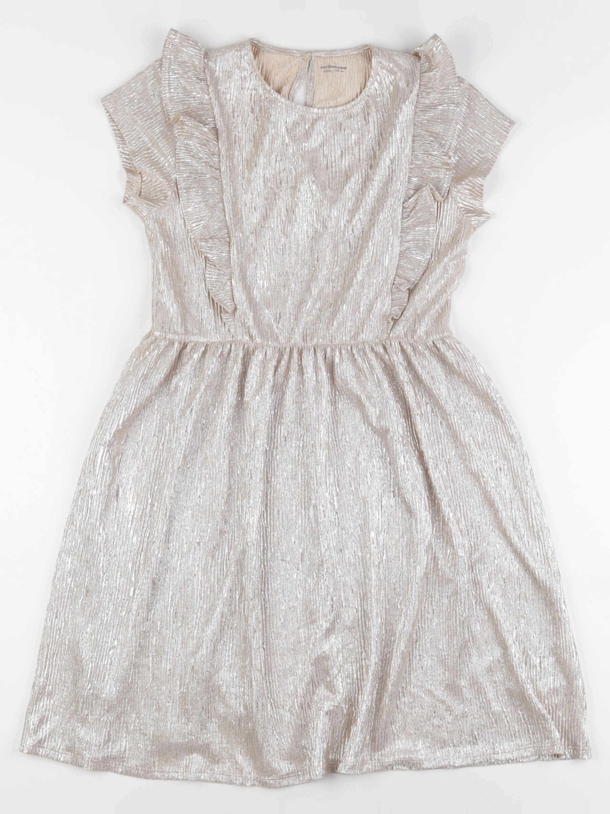 Vertbaudet - robe or - 12 ans