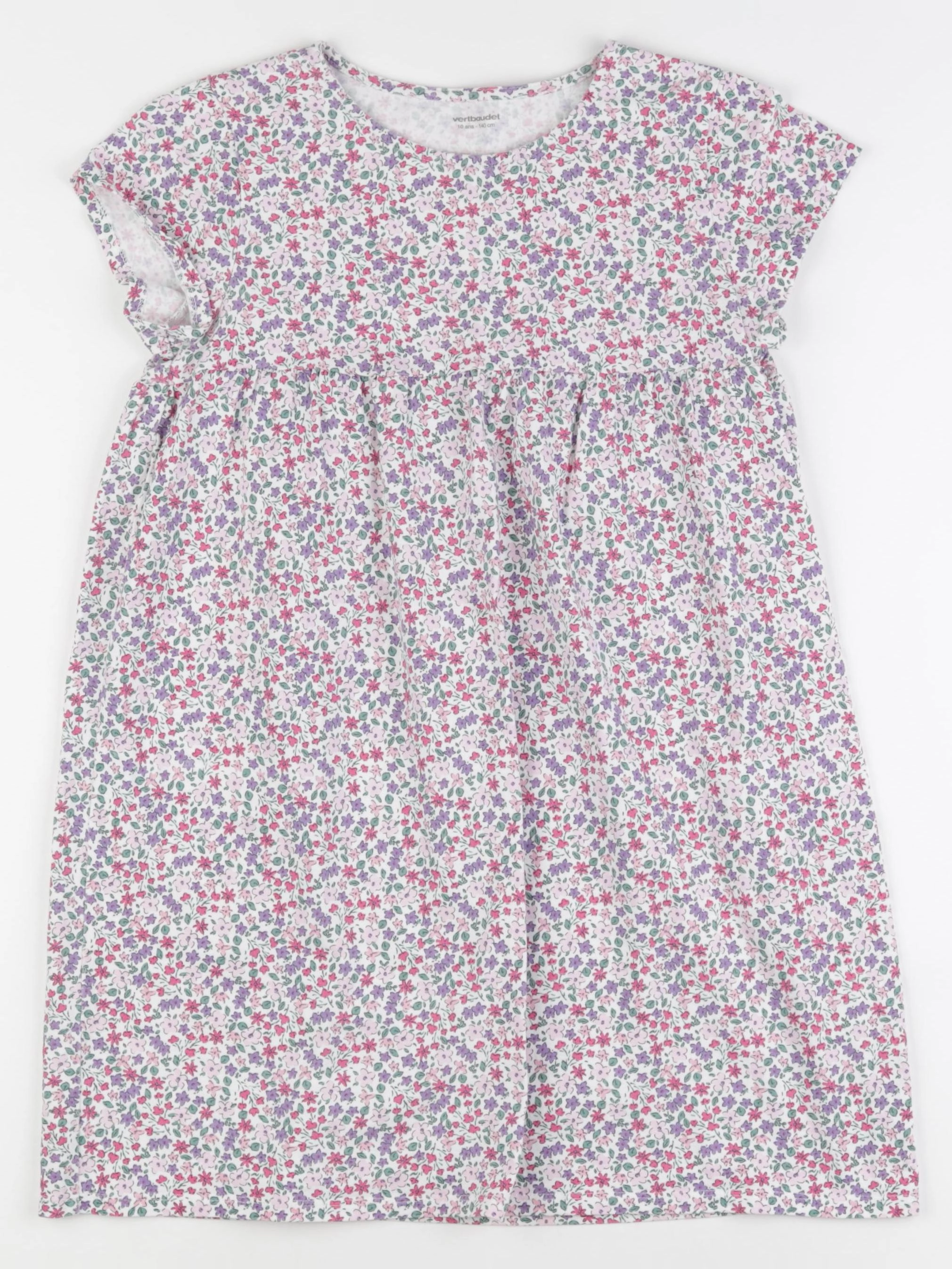 Vertbaudet - robe multicolore - 10 ans