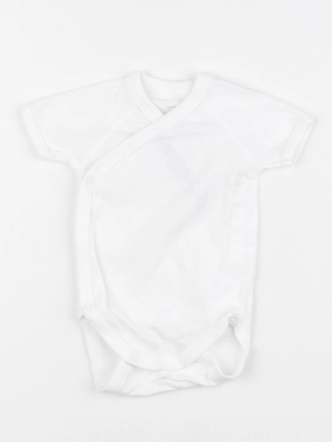 Petit Bateau - body blanc - 1 mois
