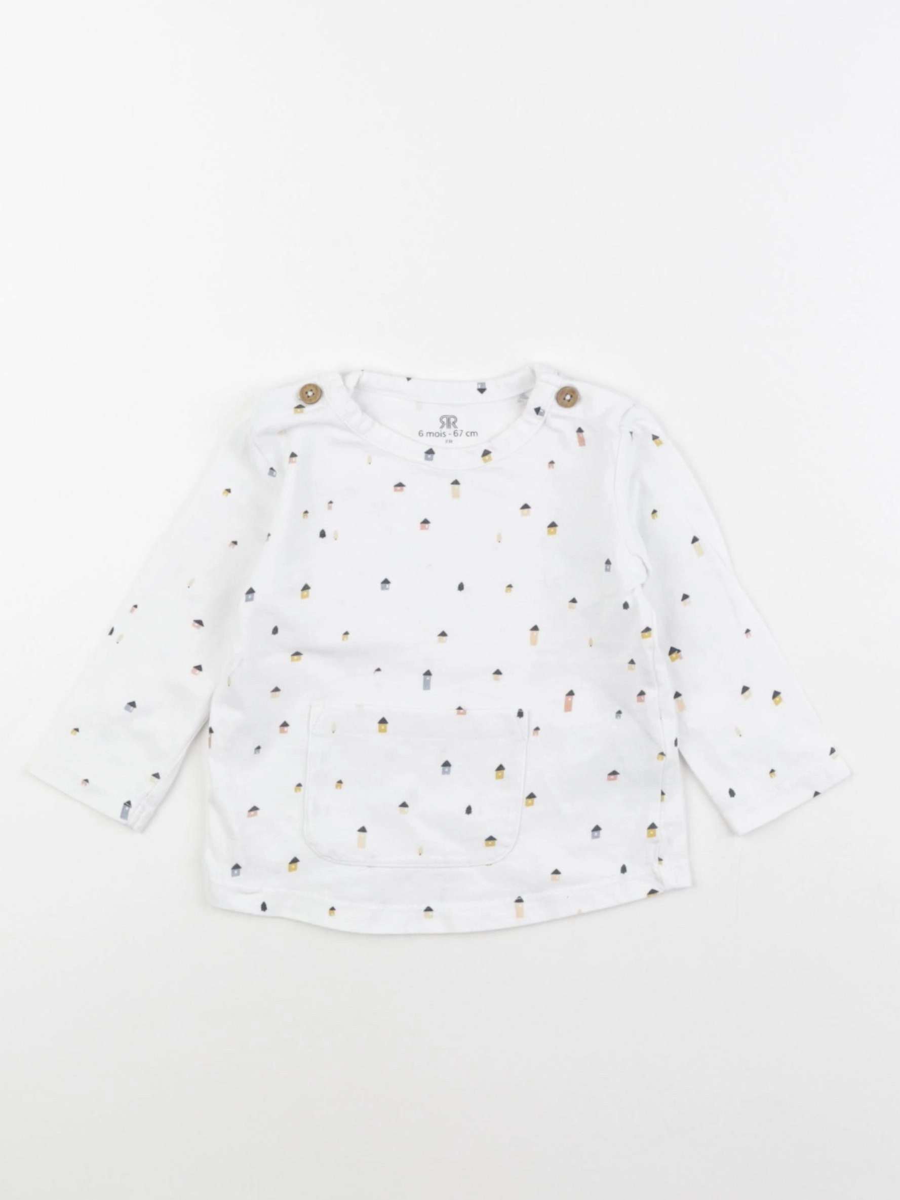 La Redoute - tee-shirt multicolore - 6 mois