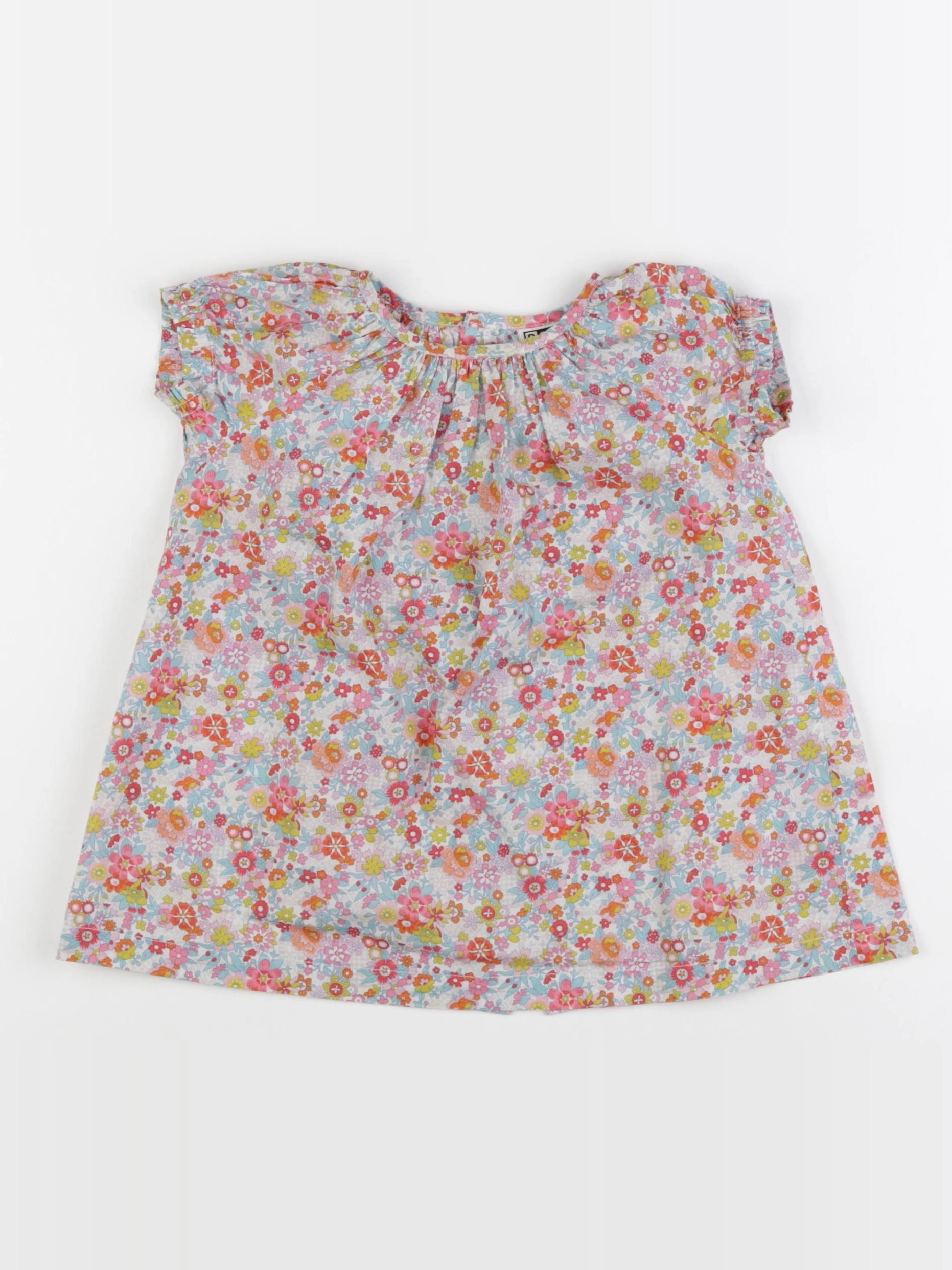Bonton - robe multicolore - 12 mois