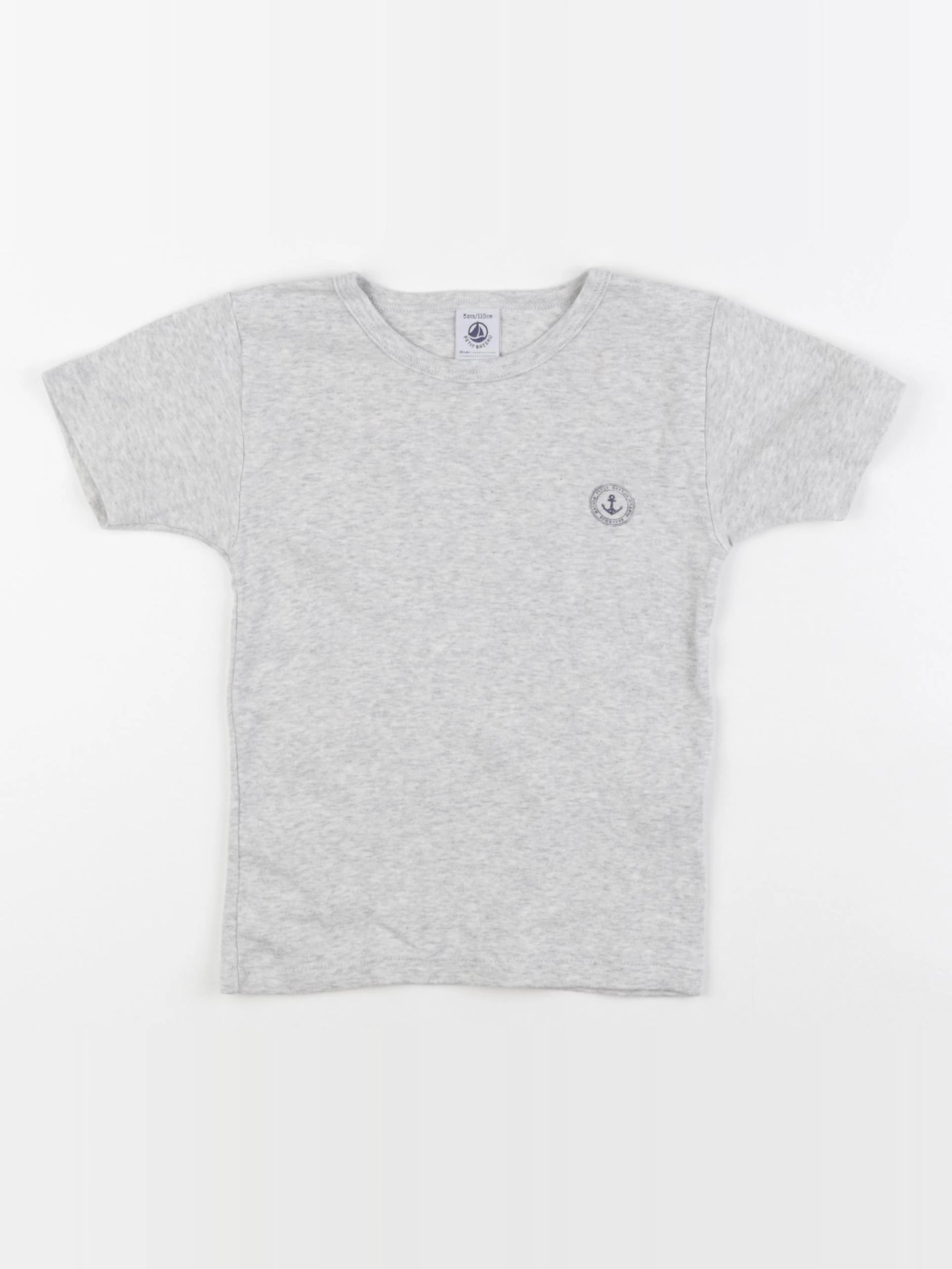 Petit Bateau - maillot de corps gris - 5 ans